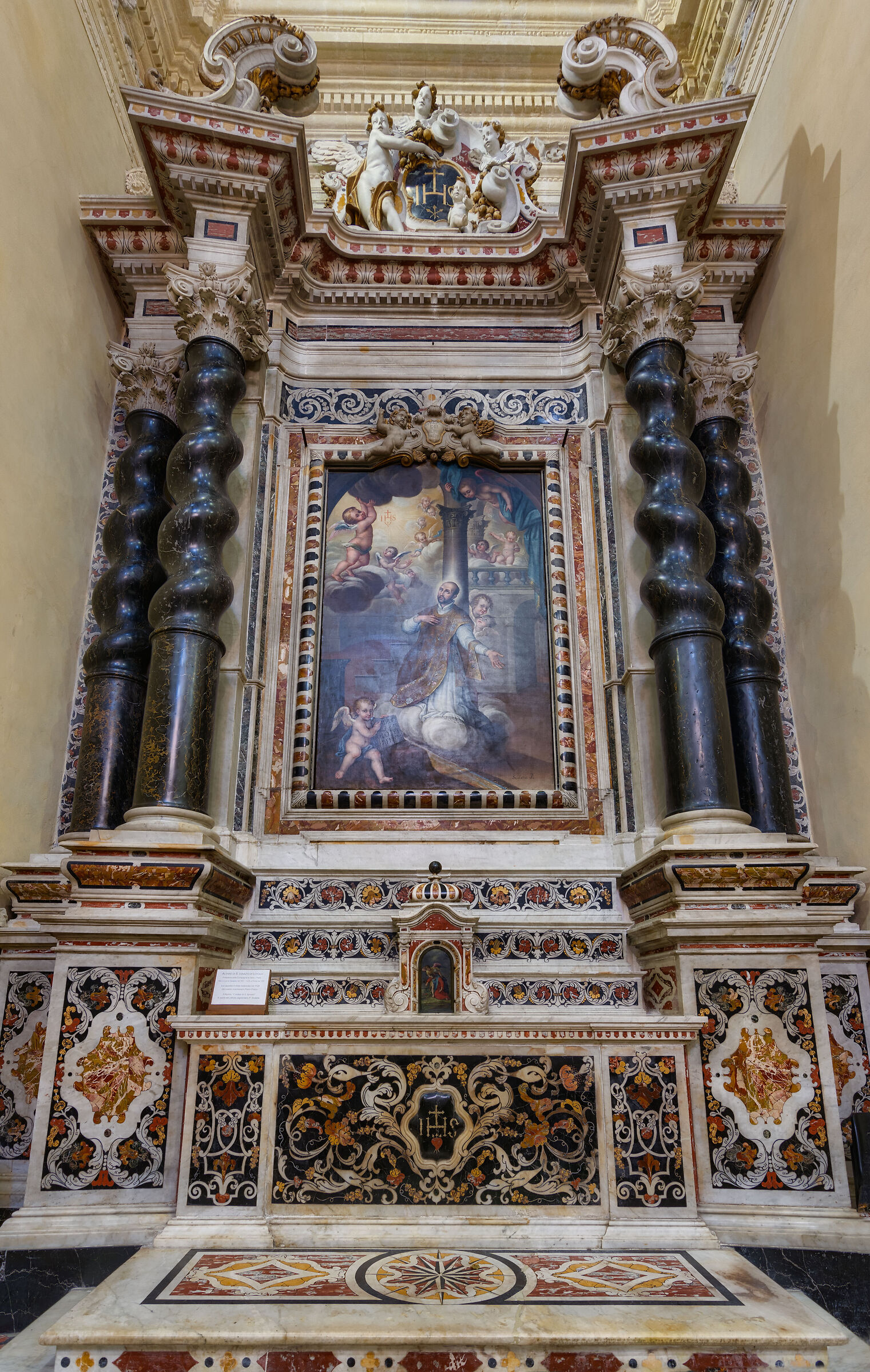 Altar of St. Ignatius of Loyola....