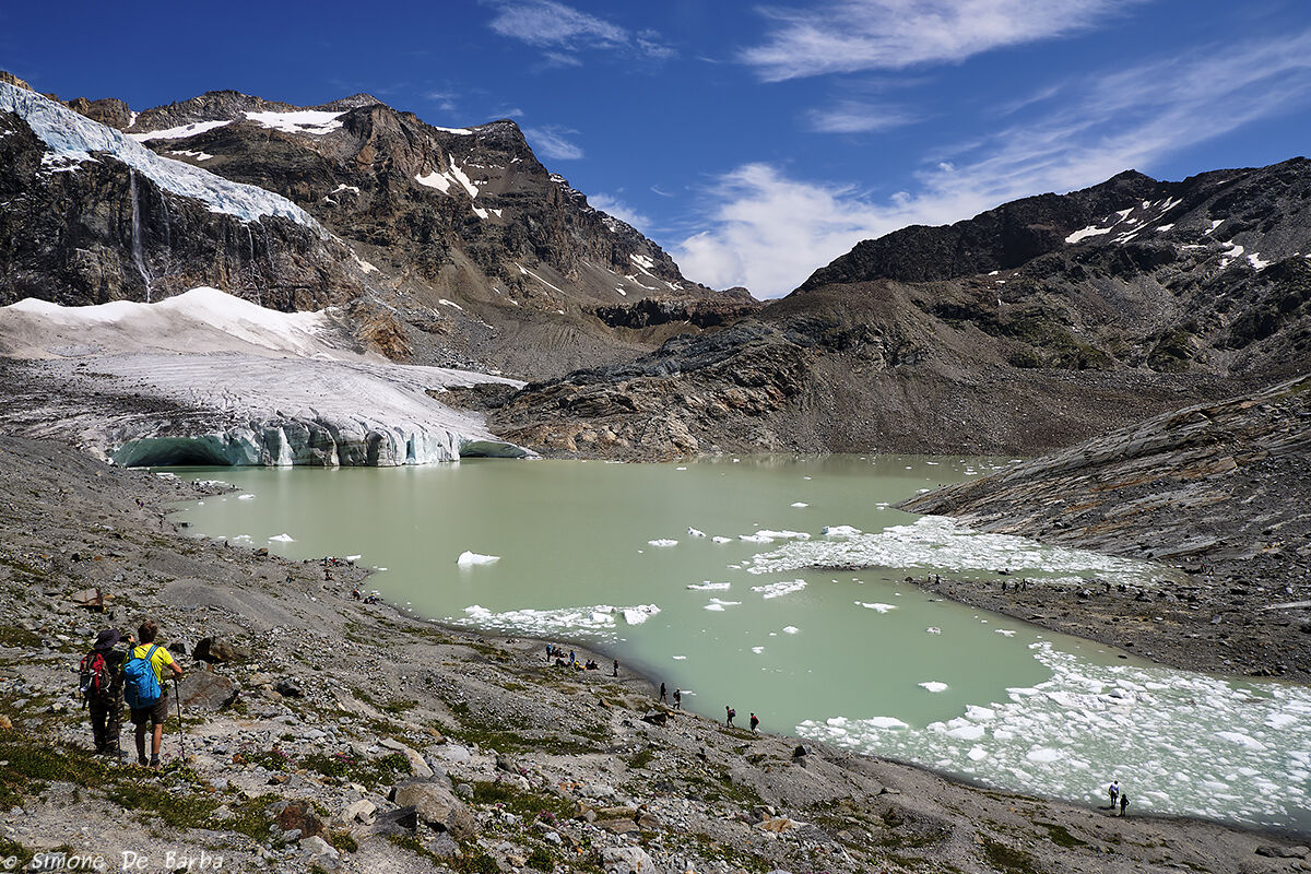 The dying glacier...