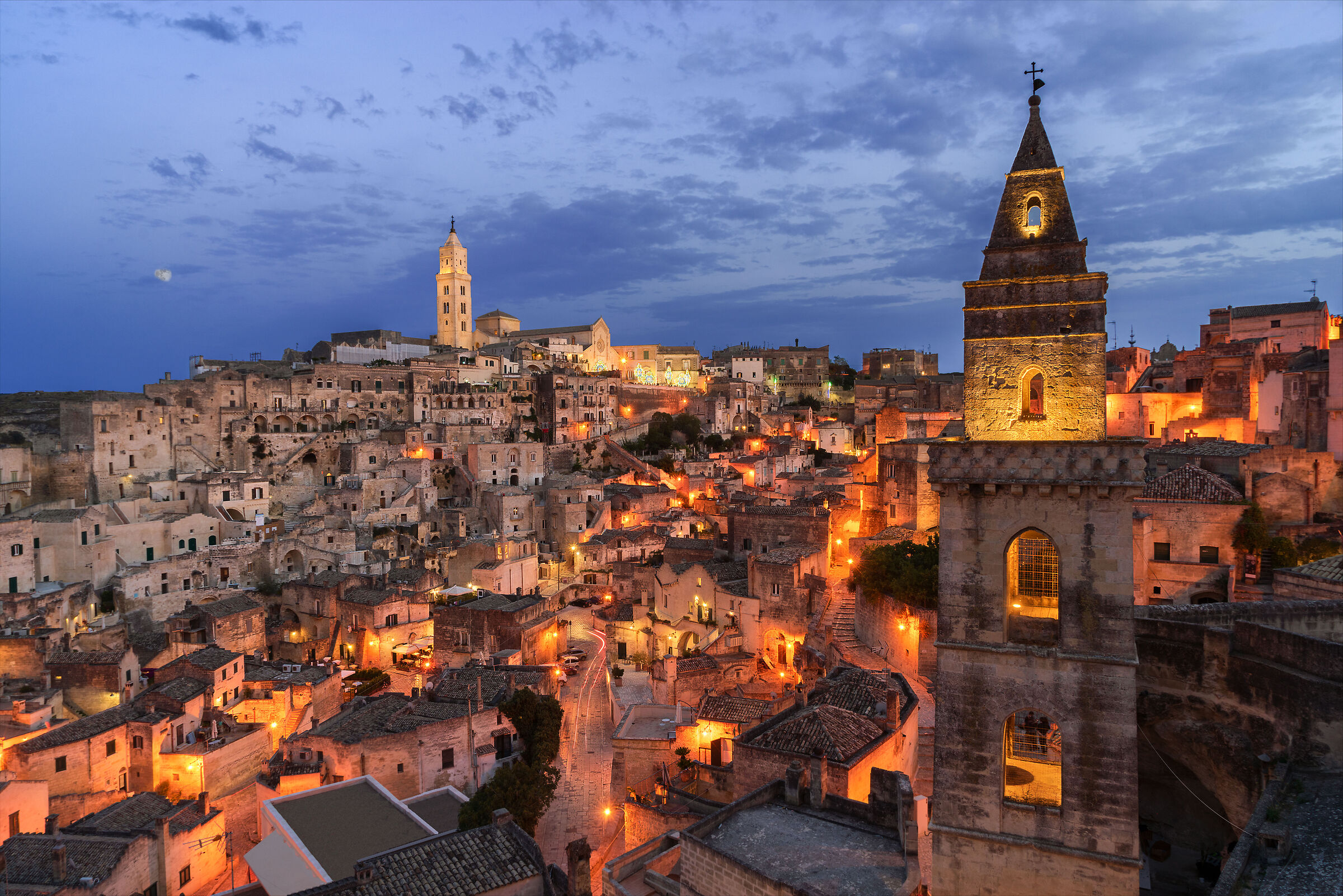 Matera at the blue hour...