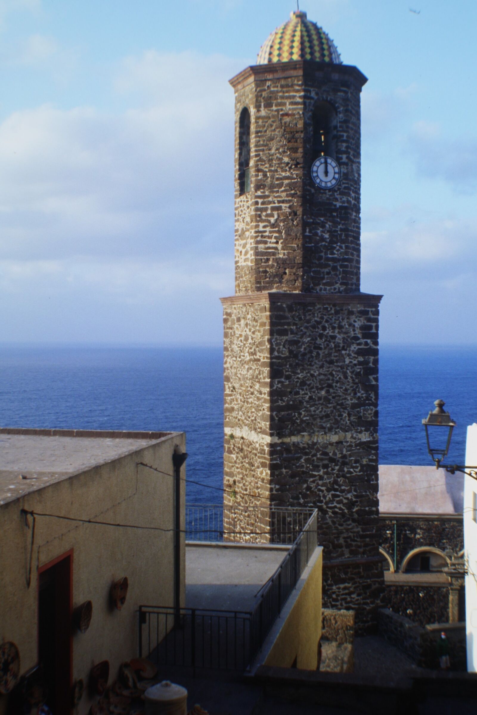 Bell tower of castelsardo cathedral...
