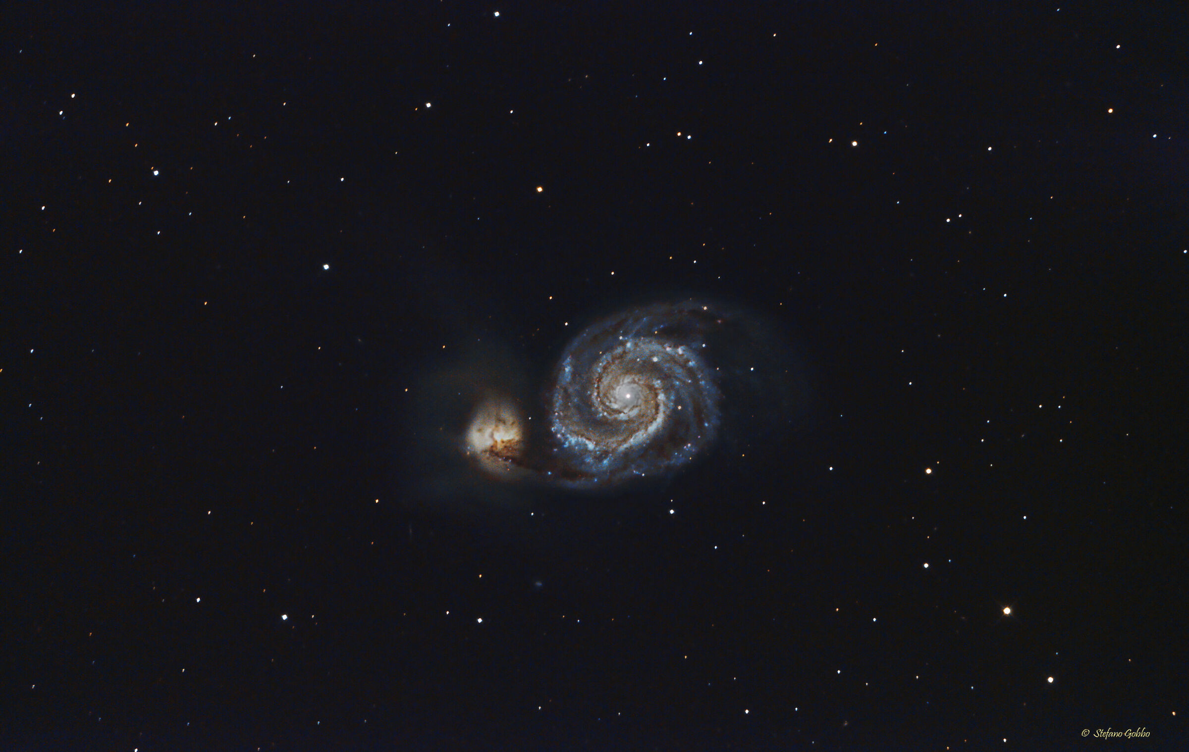 M 51 Galassia vortice...