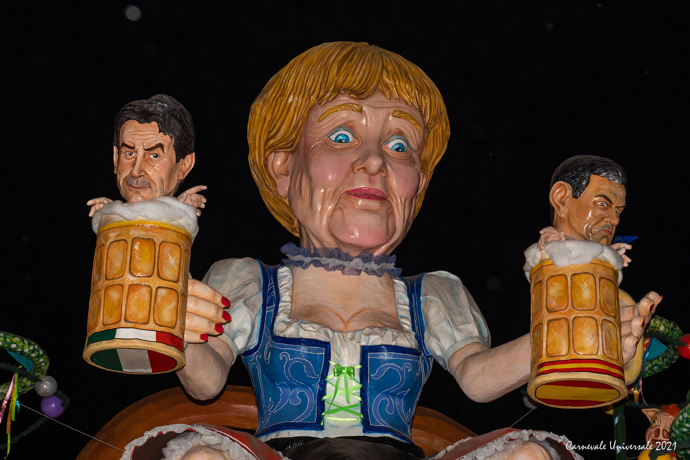 Merkel and masks...
