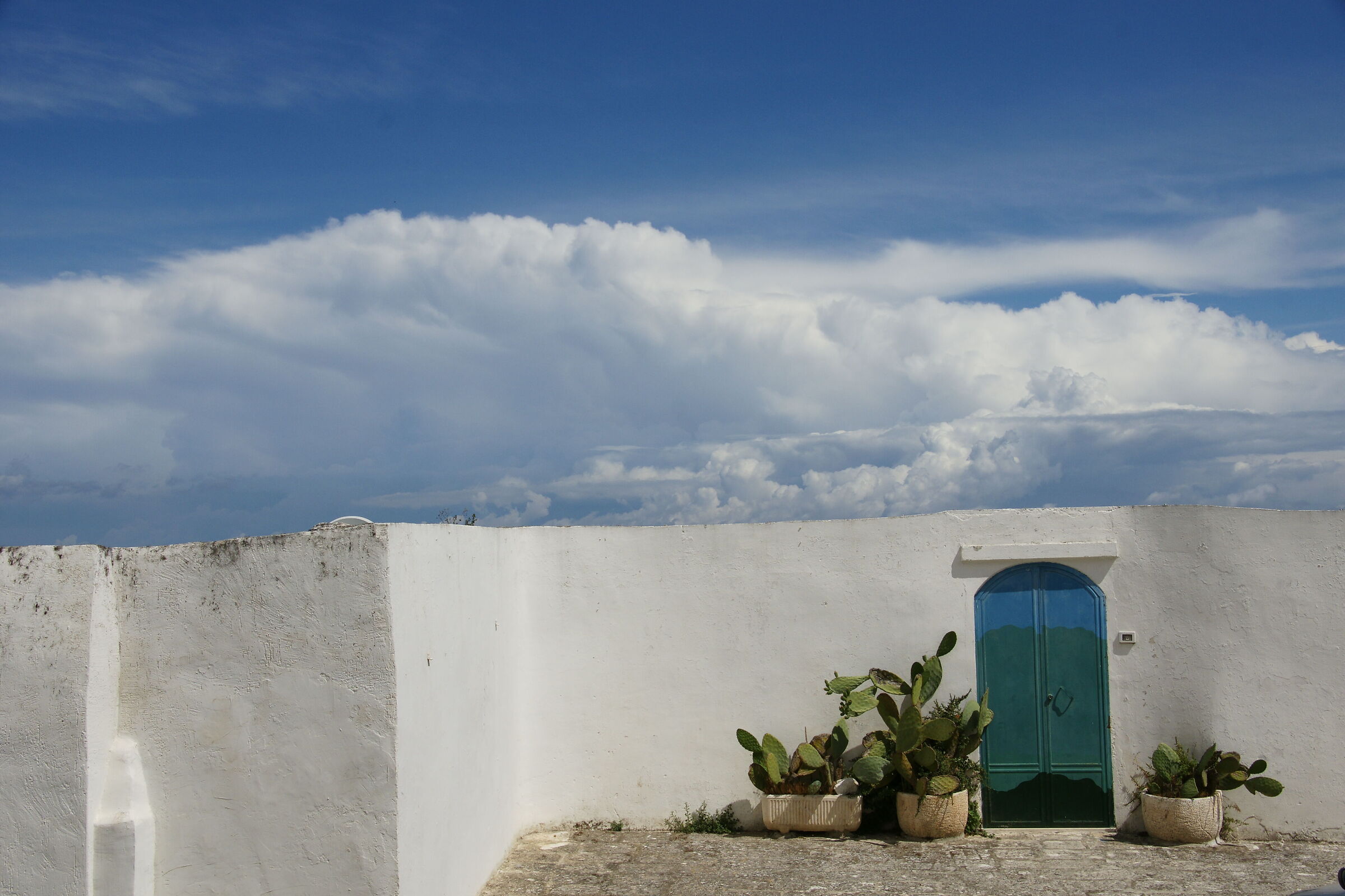 Ostuni dressed in white...