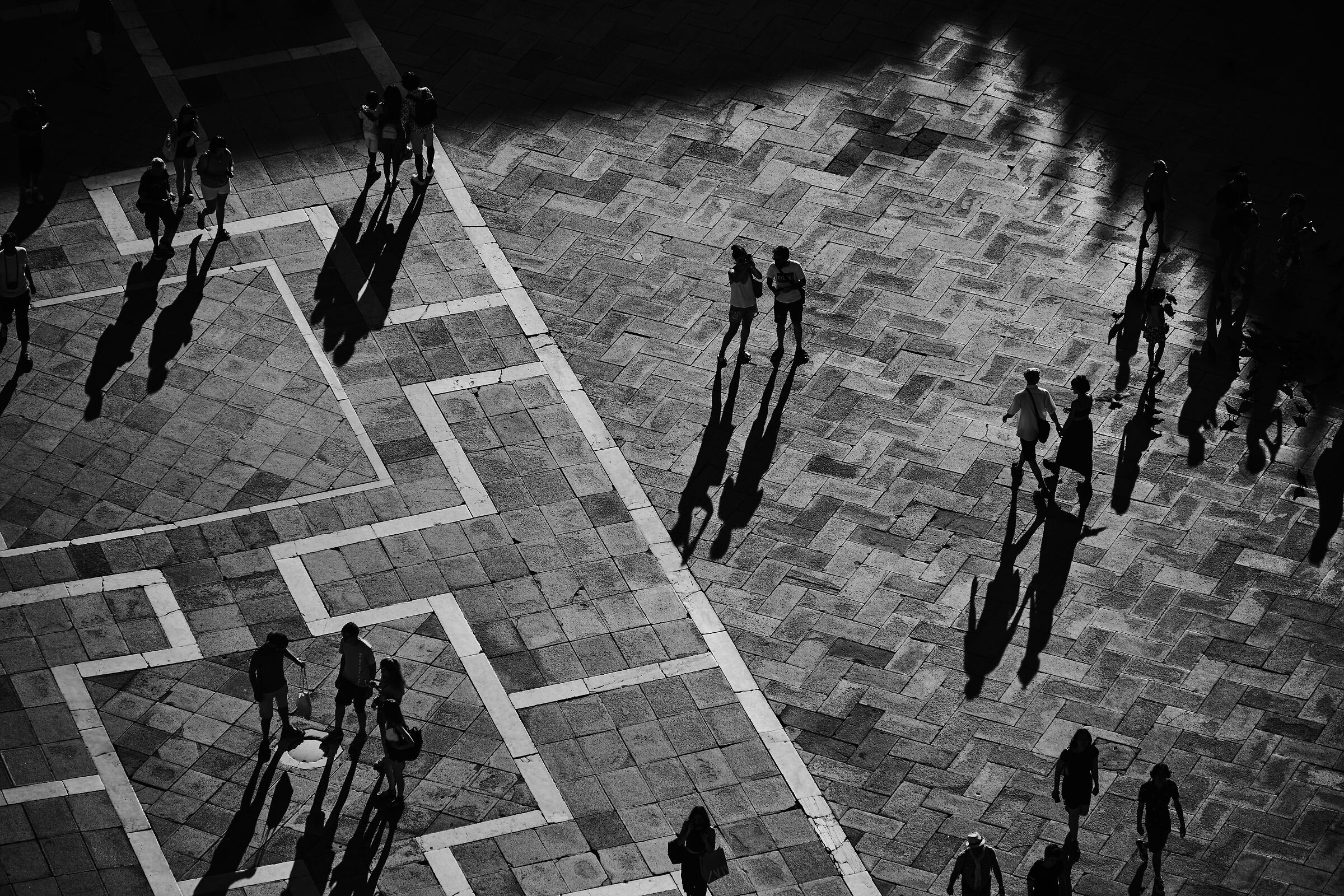 Shadows in St. Mark's Square...