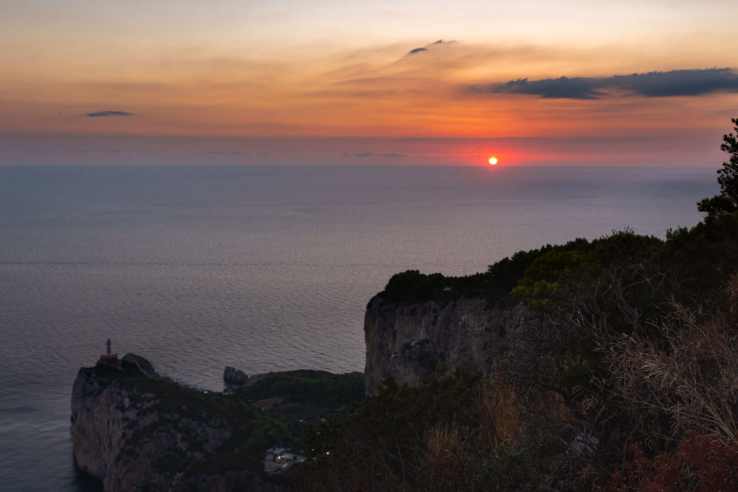 Sunset in Capri...