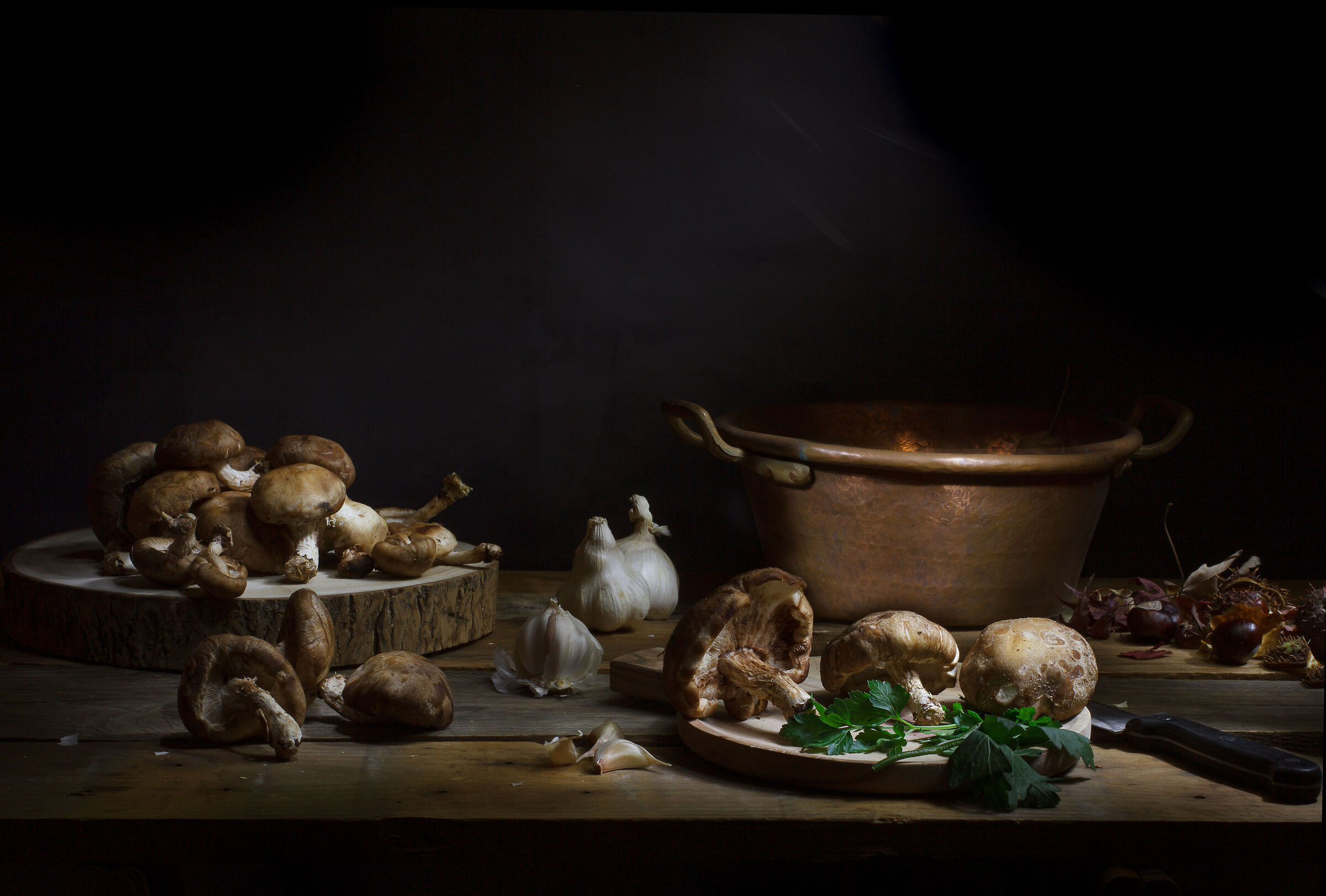 "Mushrooms in tecia" - Venetian recipe...