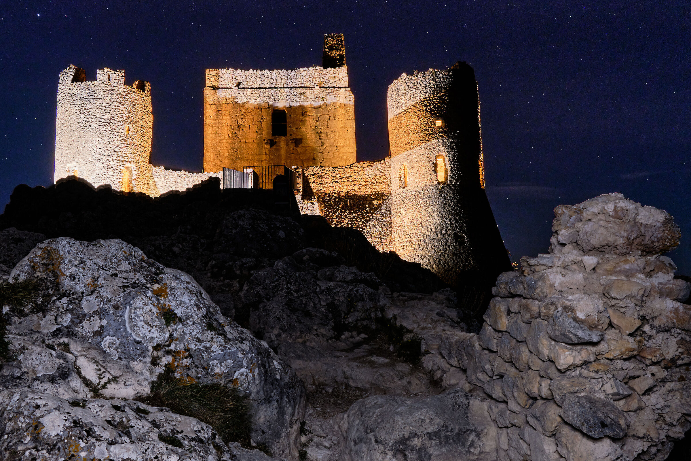 Rocca Calascio by night - front...