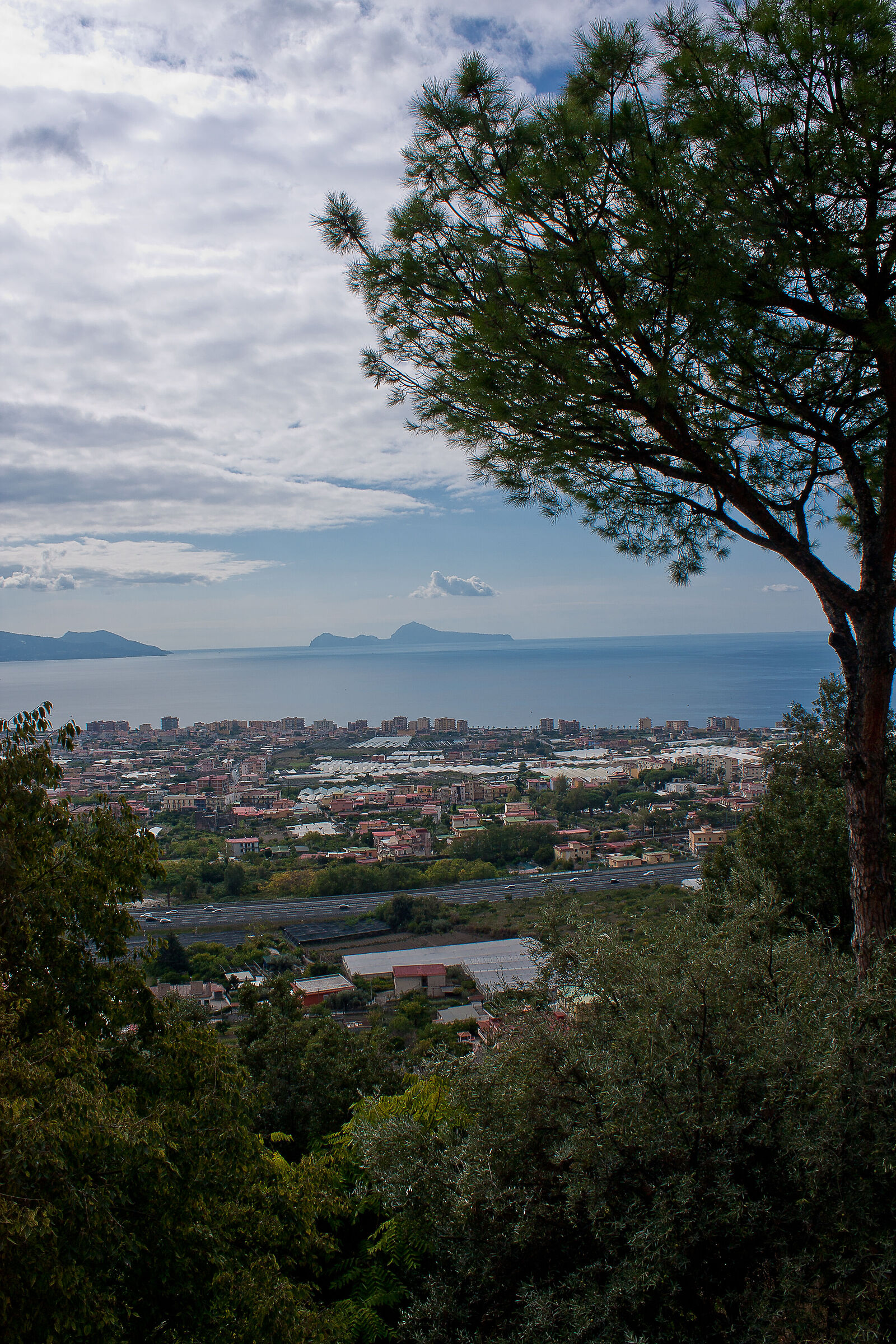 capri from the hill of sant alfonso...