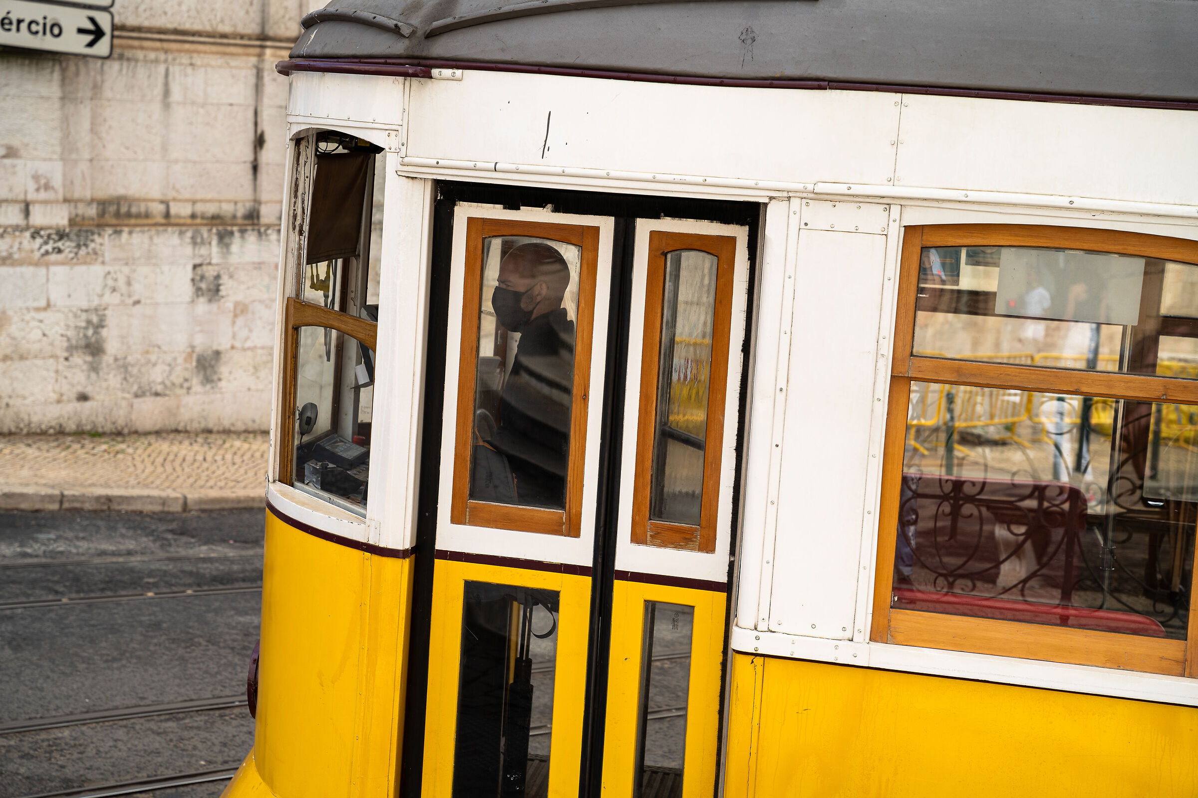 Trams in Lisbon...