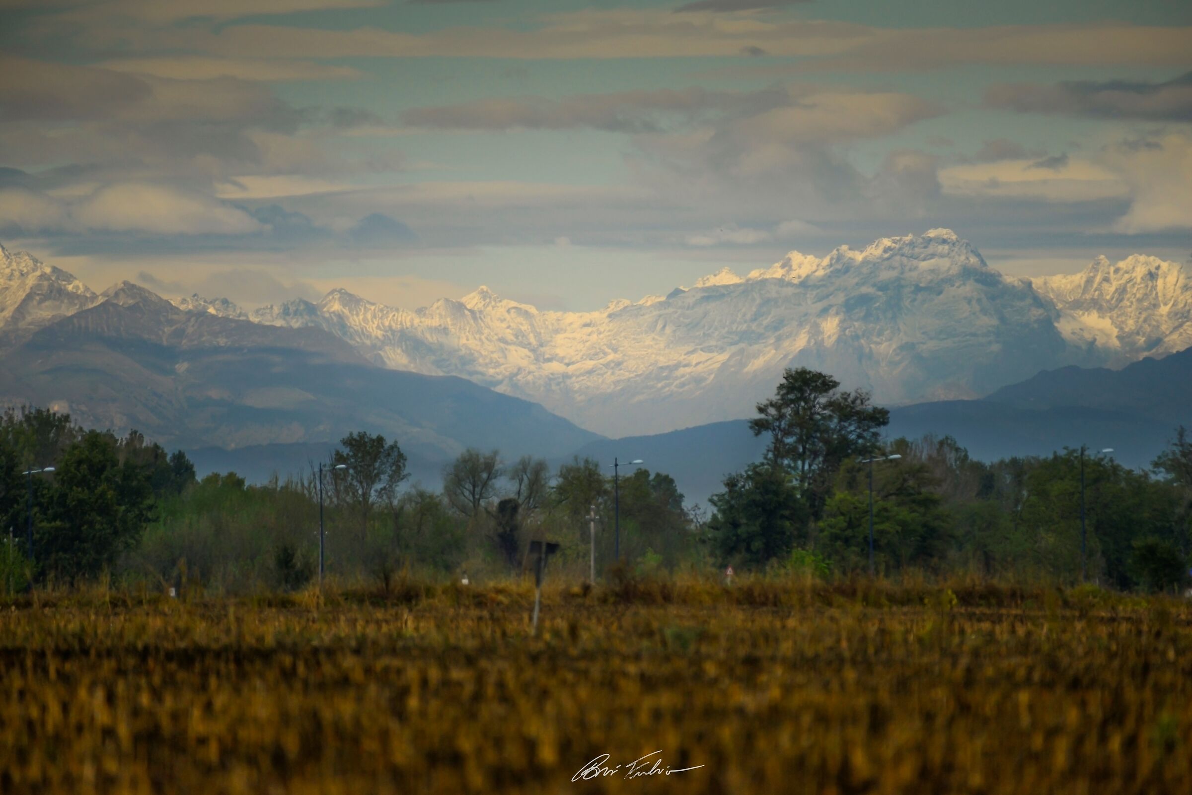 Le Alpi in pianura...