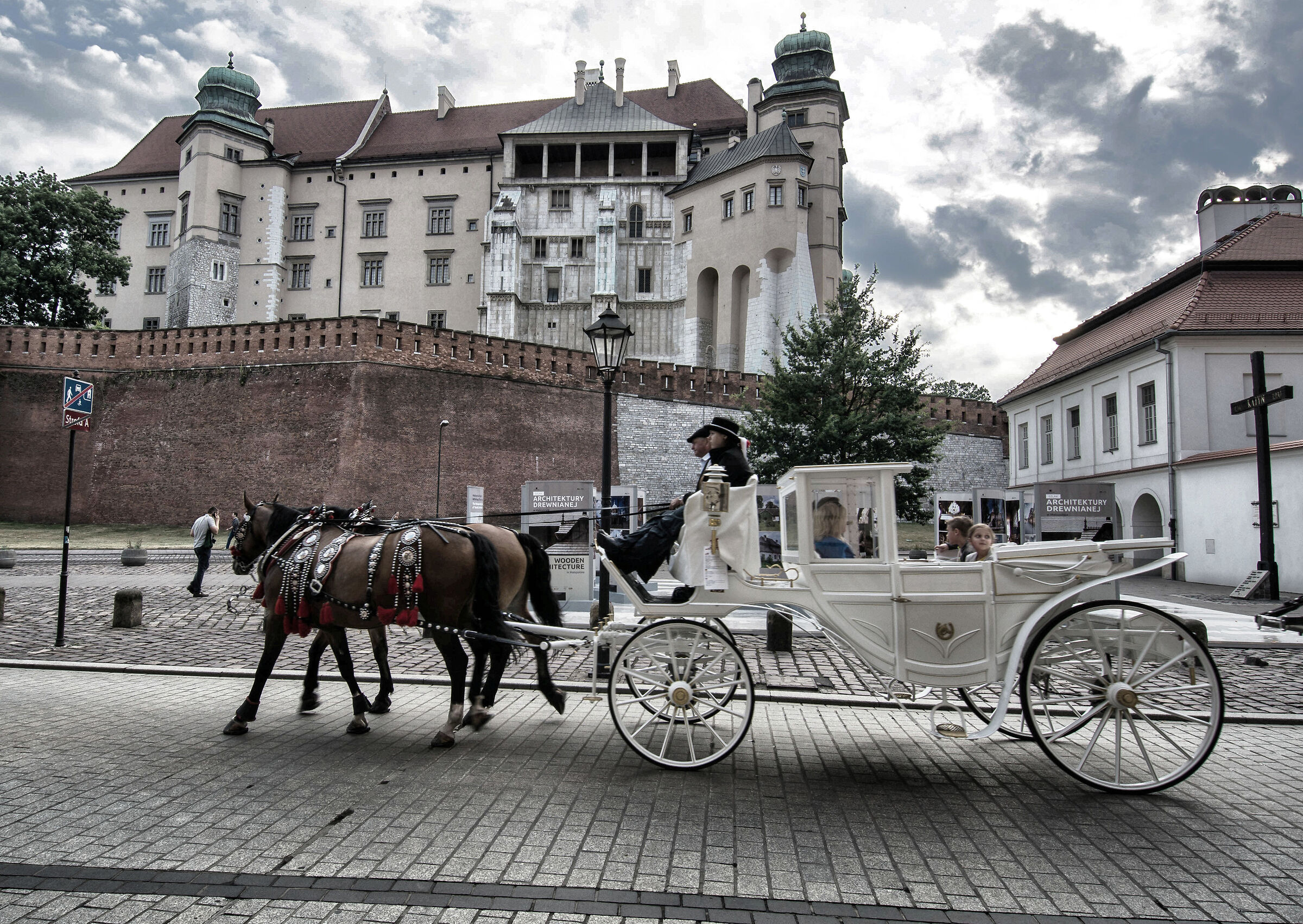 A carriage ride...