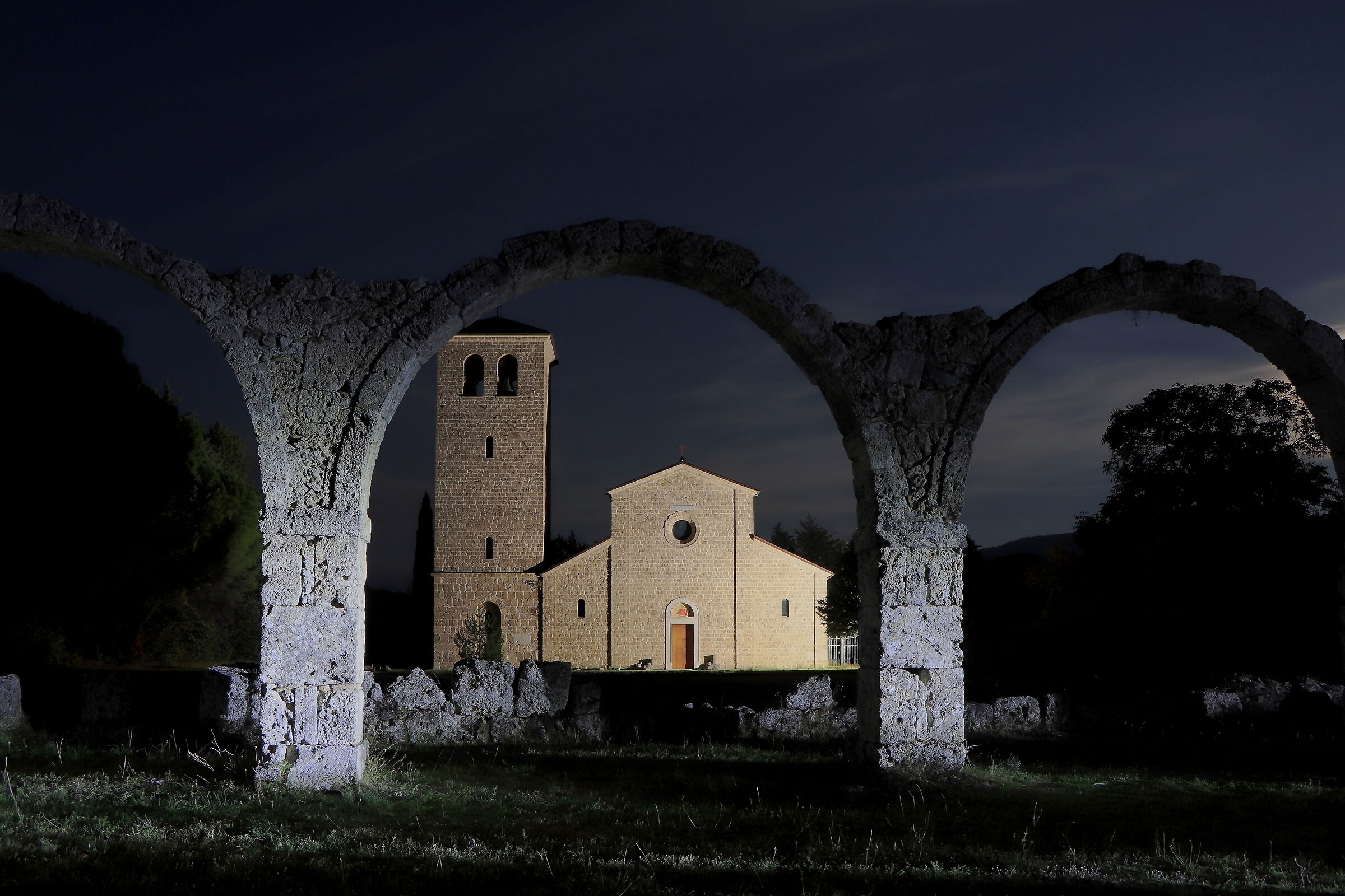 The night and the Abbey...