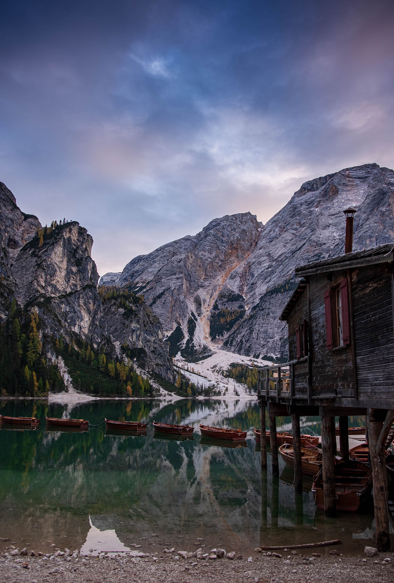 The most photographed lake in the Dolomites ...