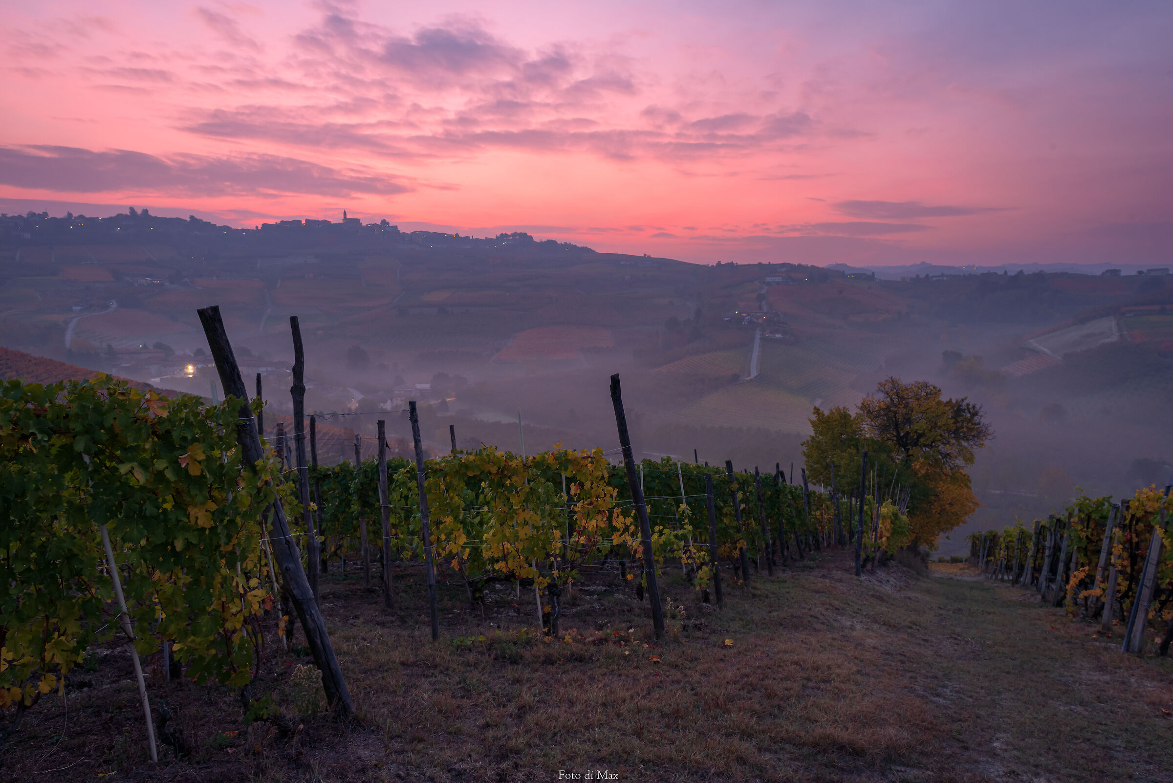 dawn on the Langhe...