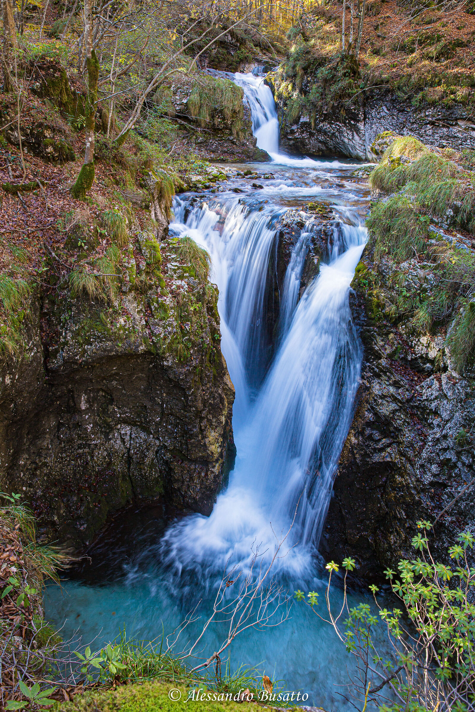 Waterfalls of the Arzino stream...
