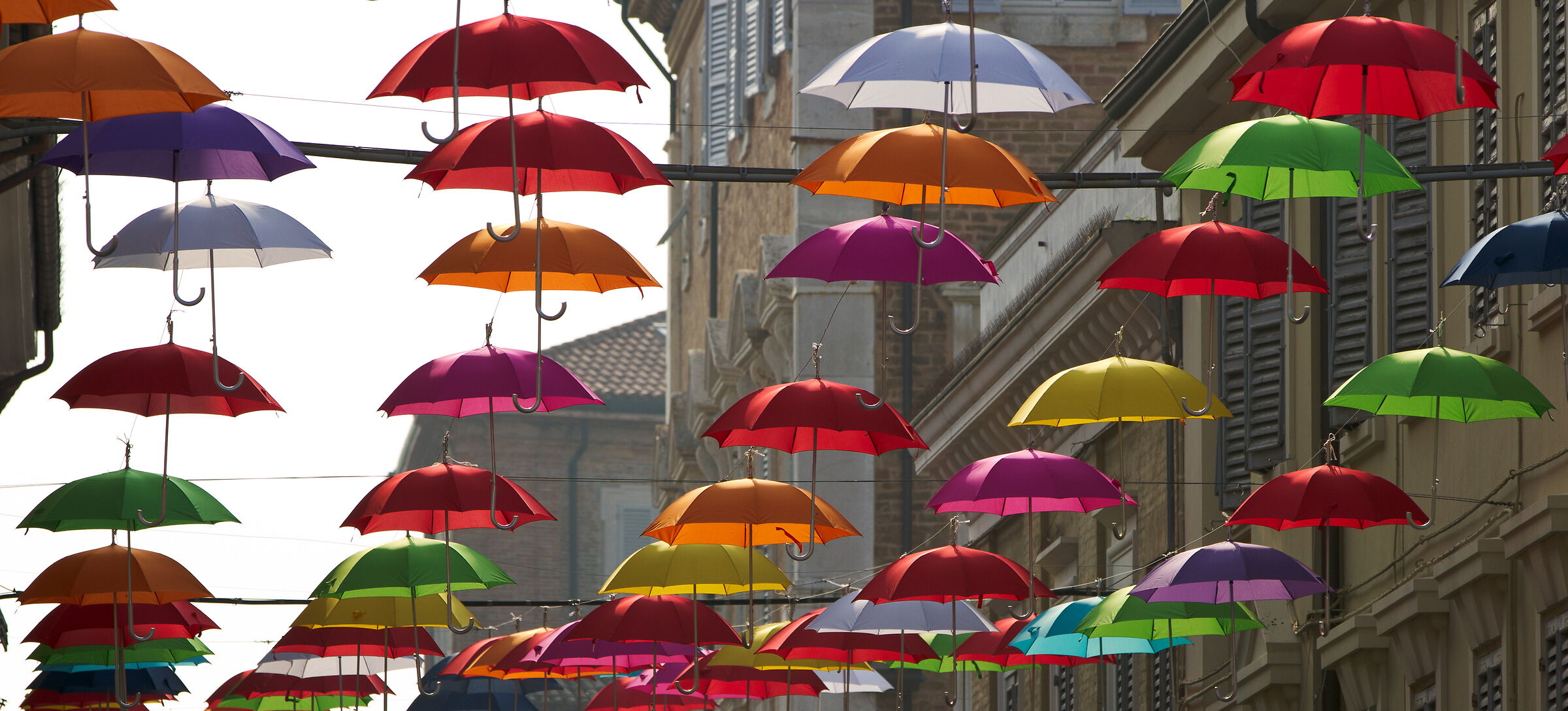 Umbrellas against violence...