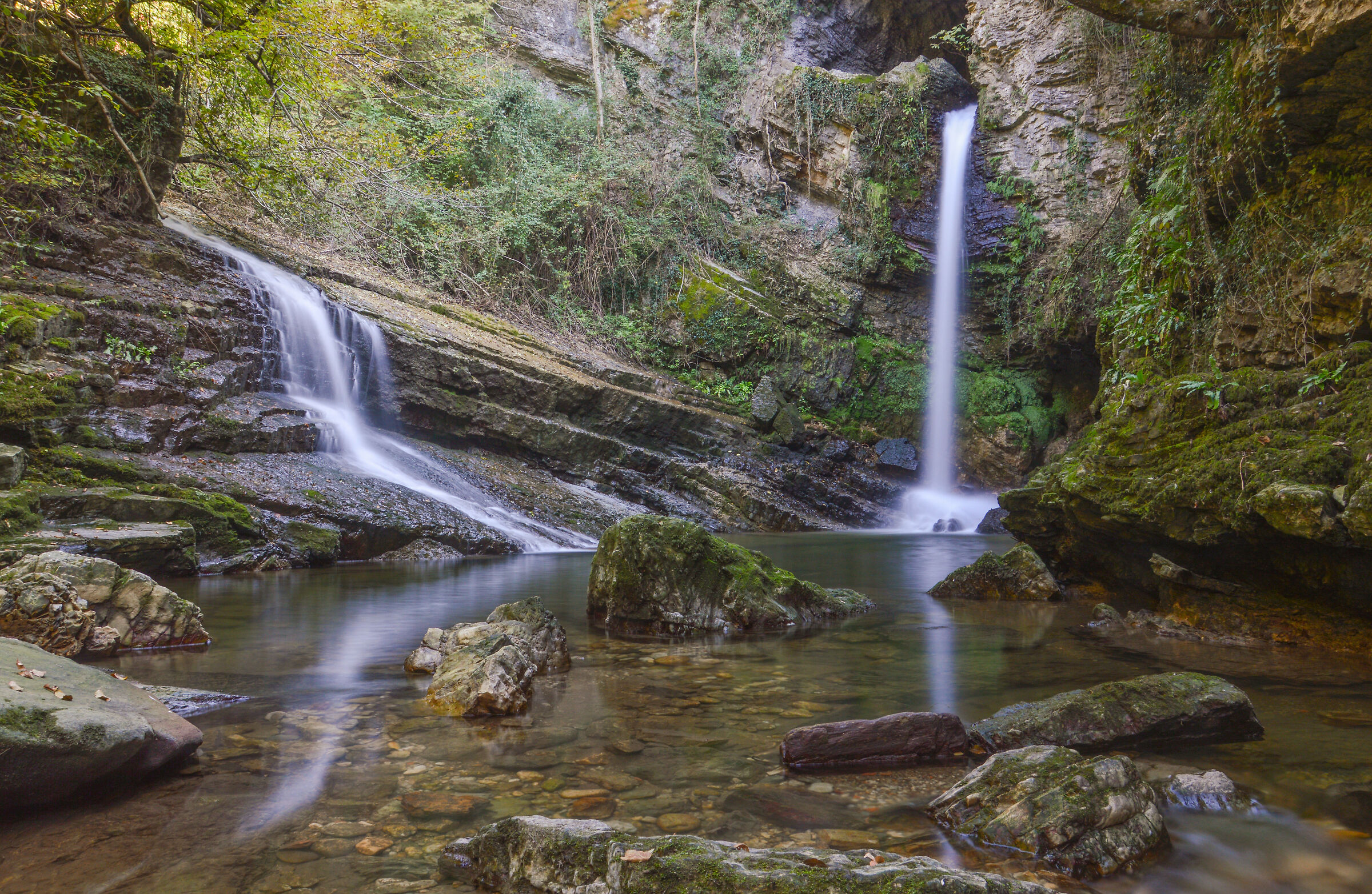Ferrera Waterfall...