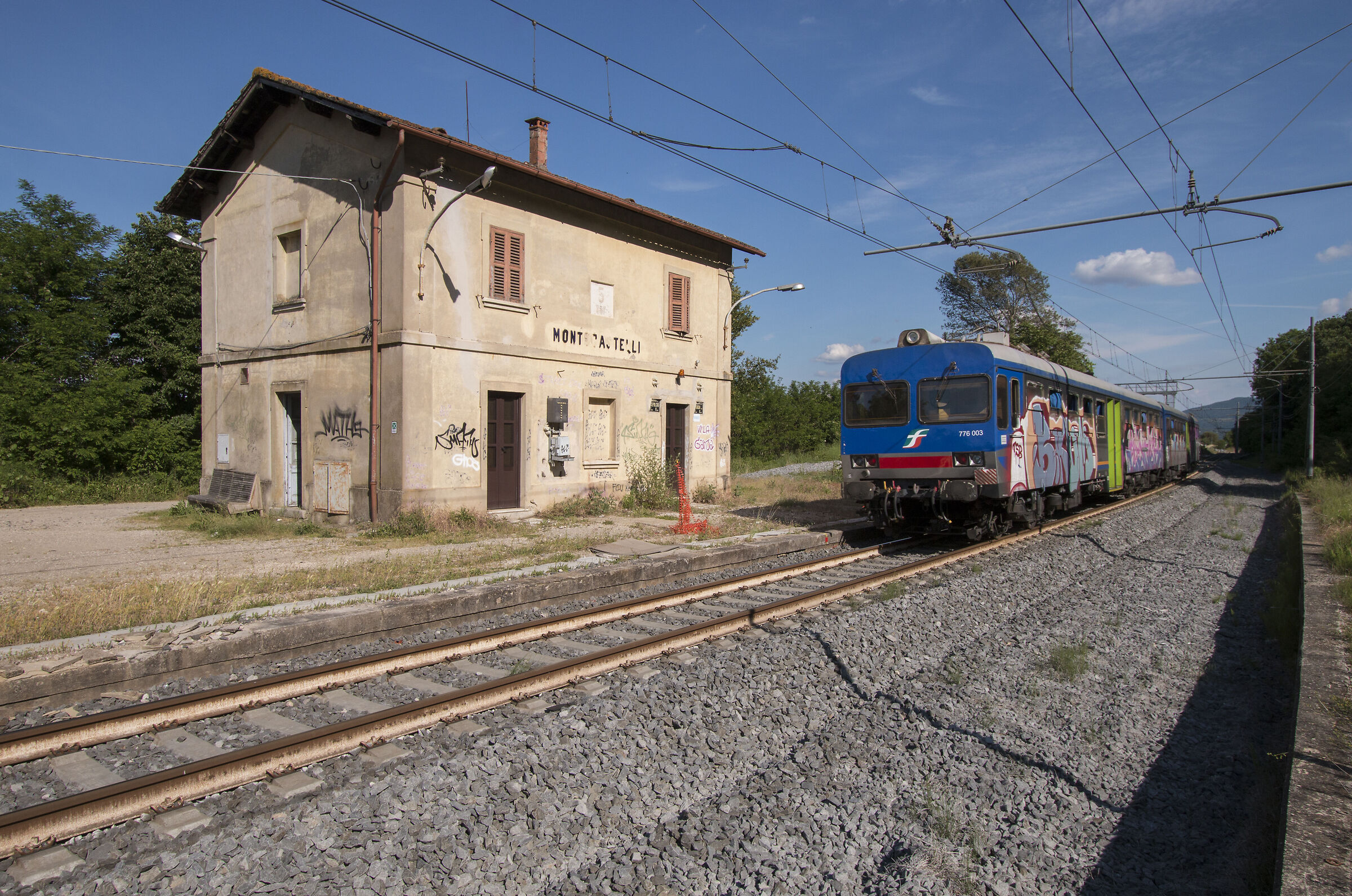 The old station of Montecastelli (PG) ...