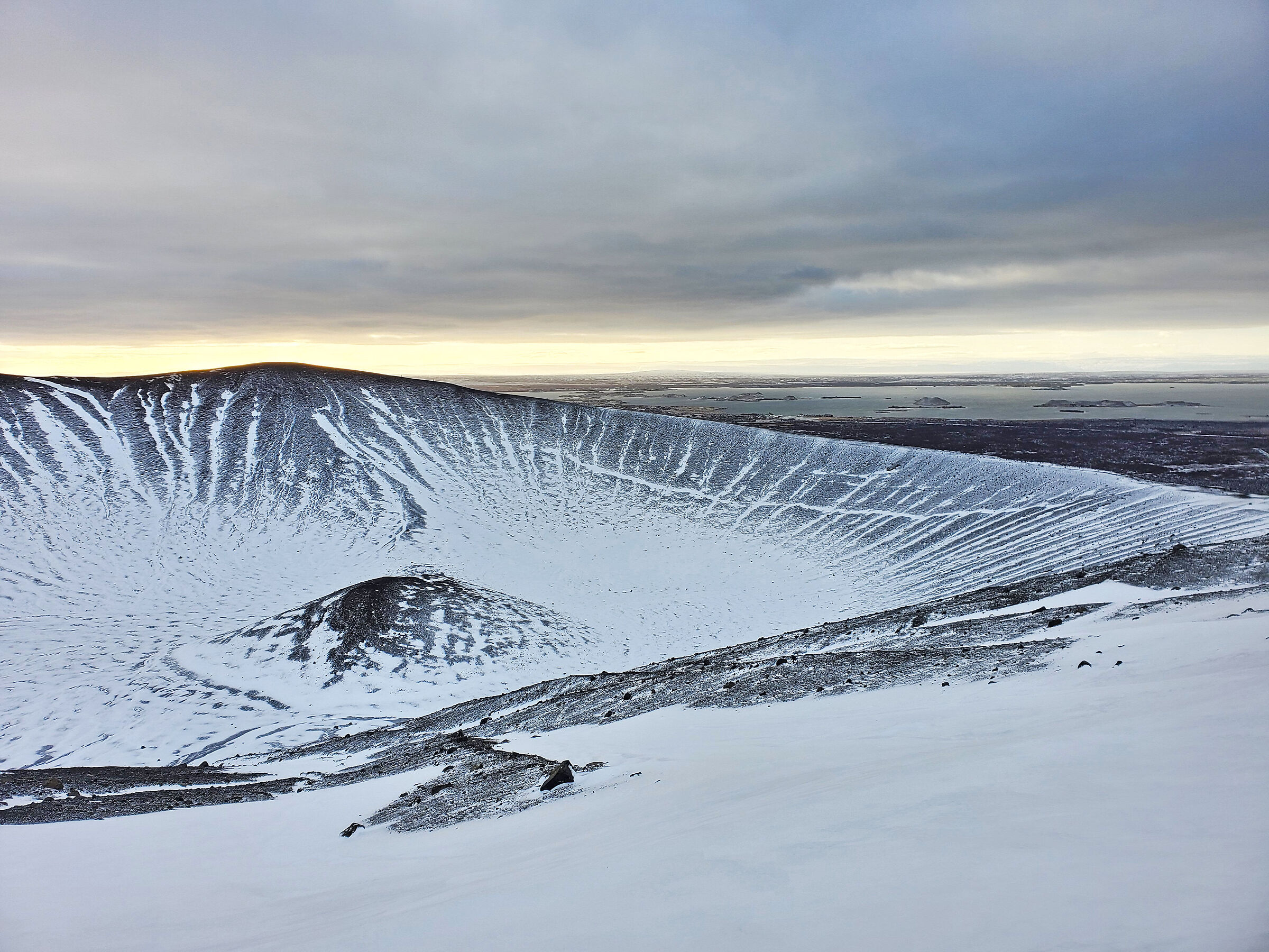 Il cratere di Hverfjall...