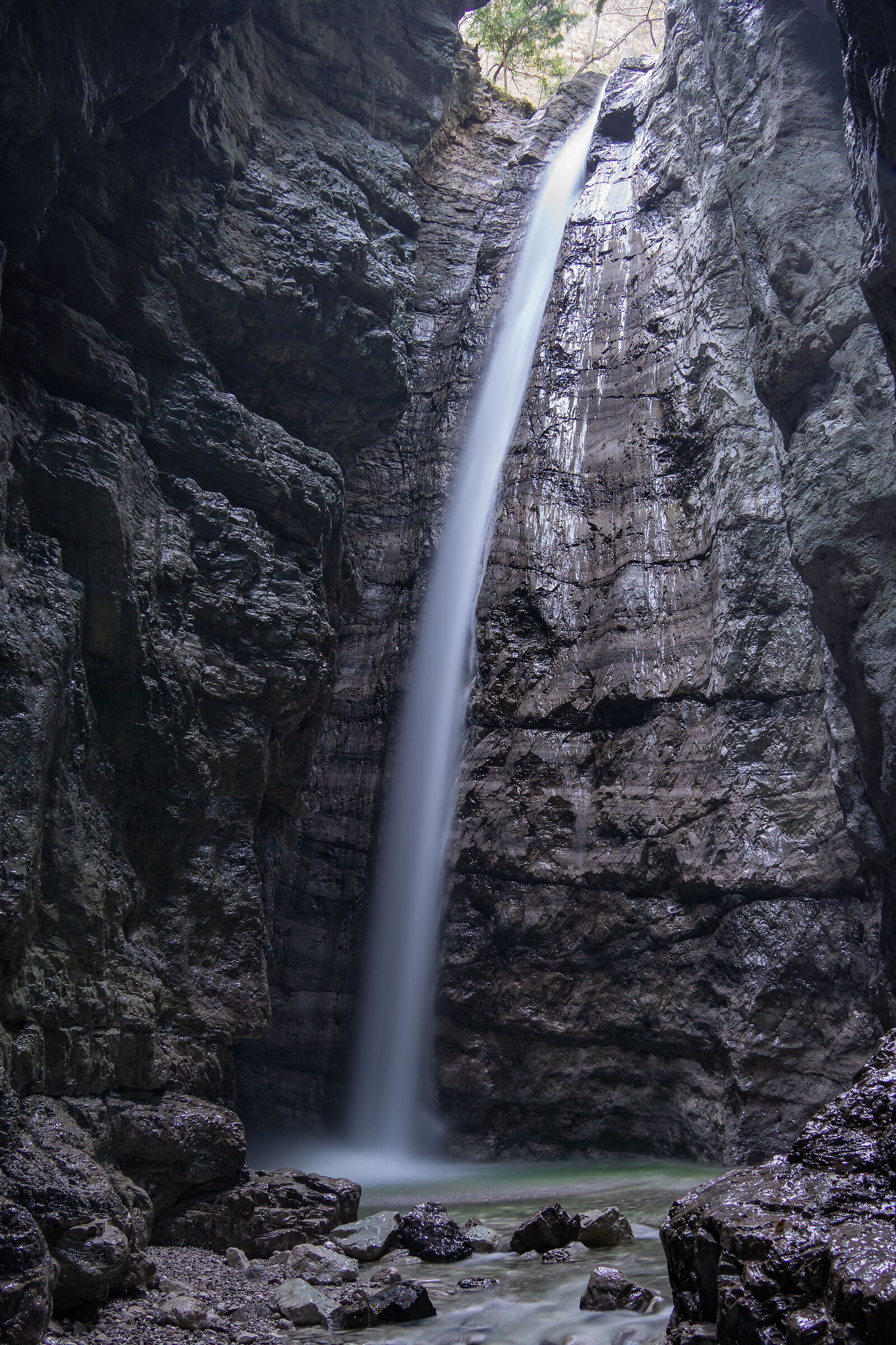 waterfall in Valle de Piero...