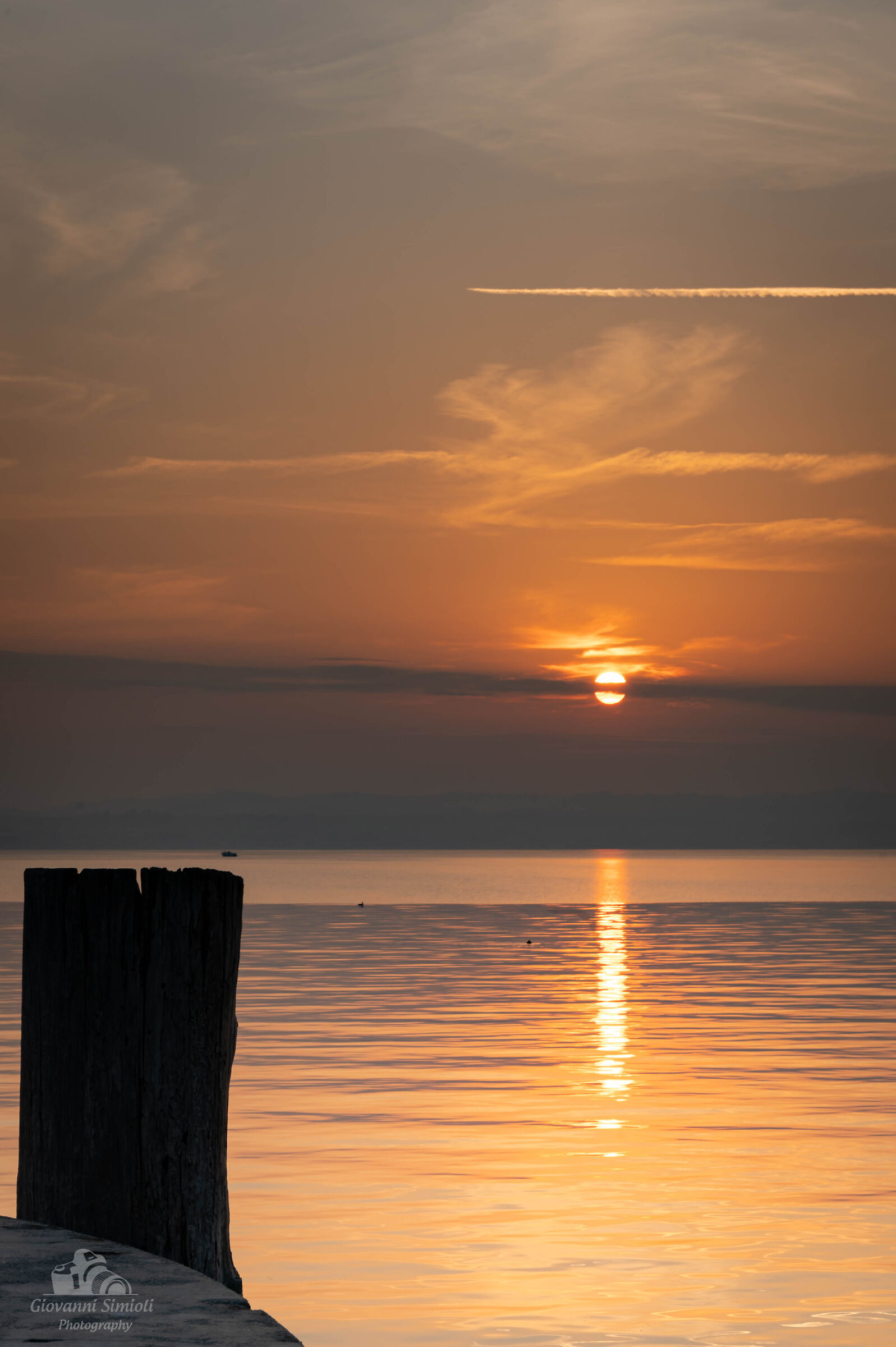 Sunset in Sirmione on Lake Garda...