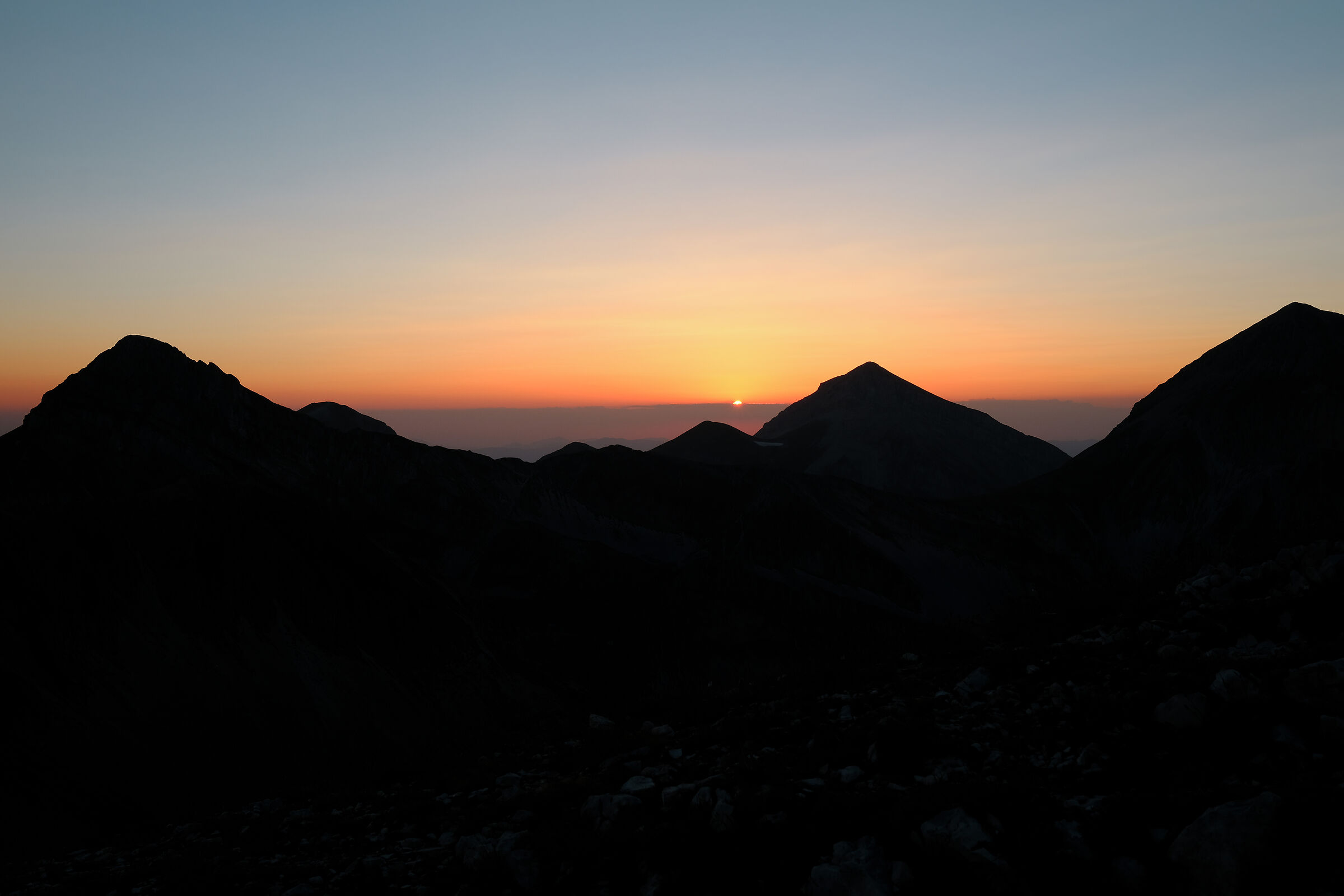 Sunset at 2912 meters...
