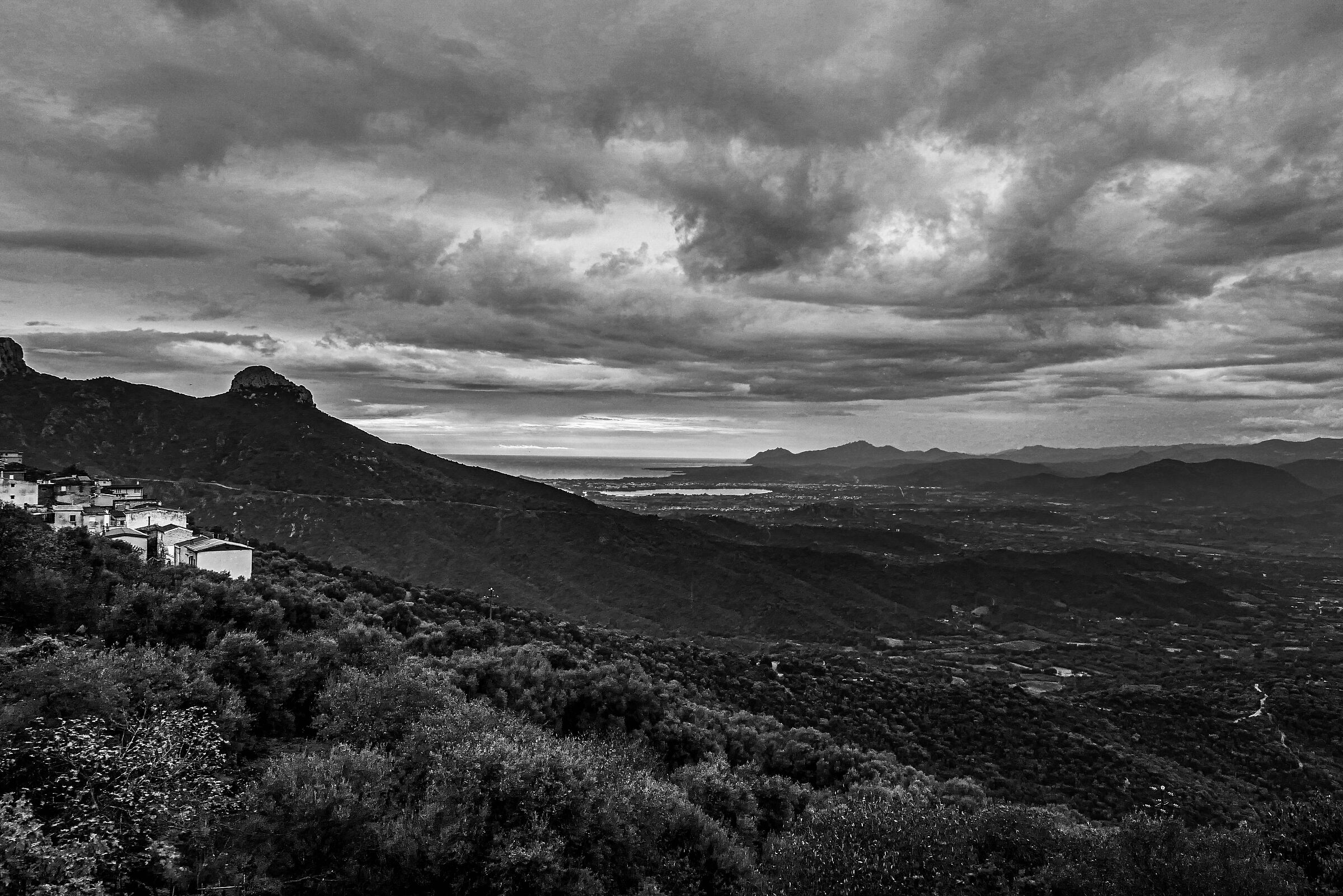 Panorama from Baunei, Sardinia...