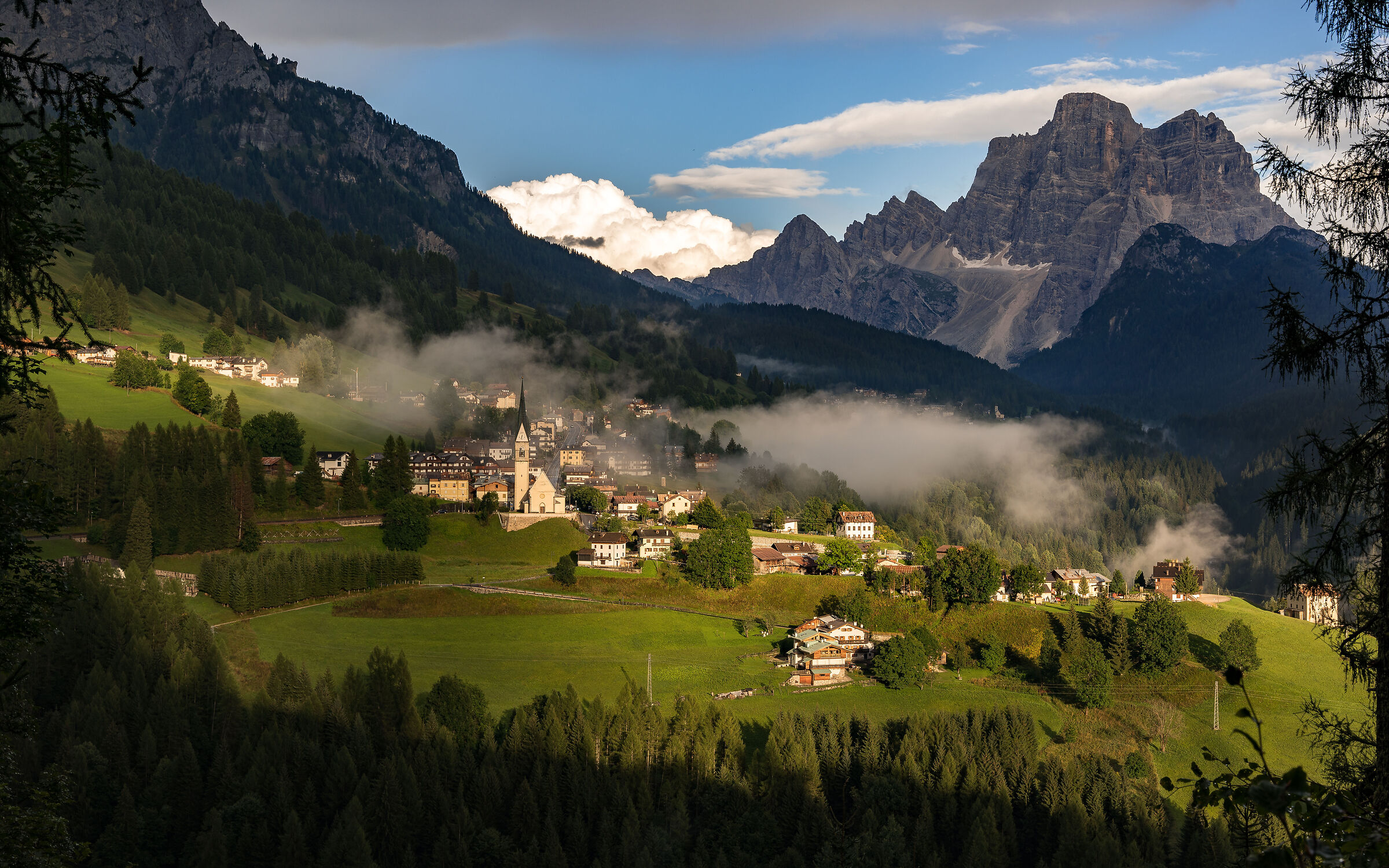 Alpine village...