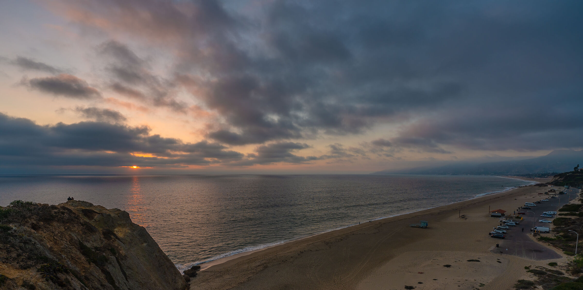 Clouds at Point Dume...
