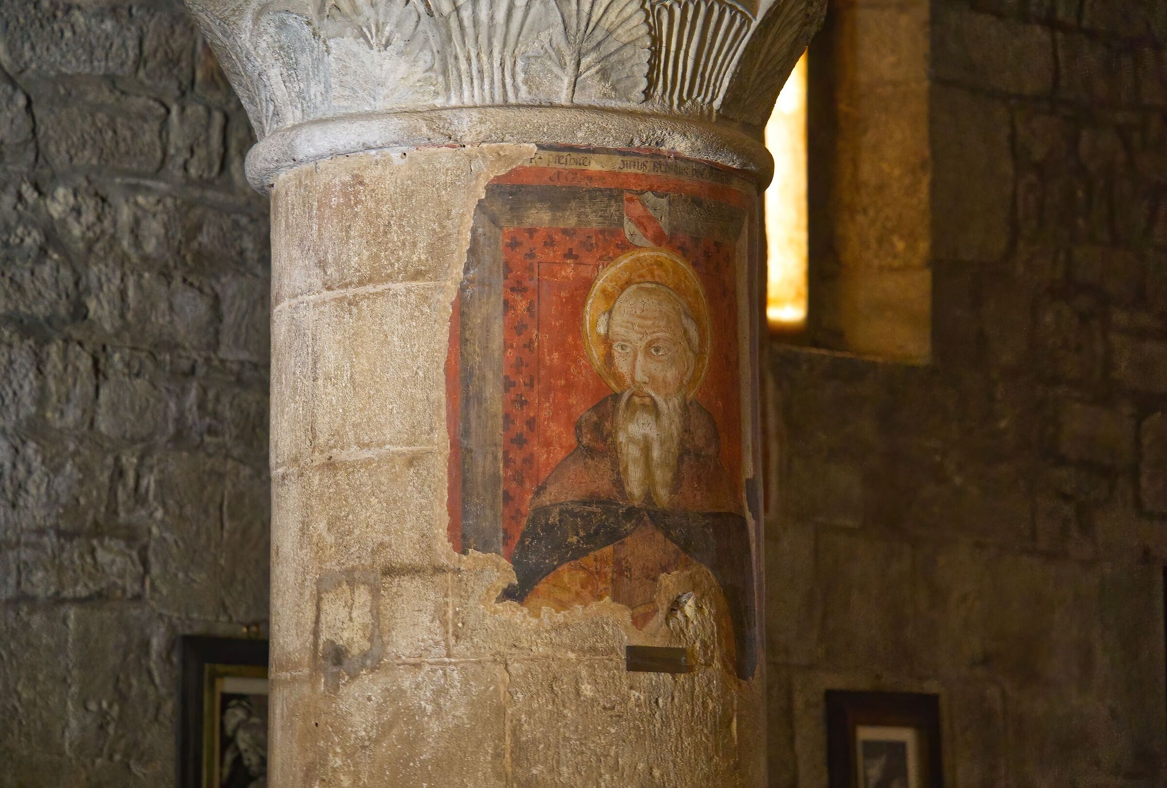 Vigoleno affreschi della Pieve di San Giorgio 2...