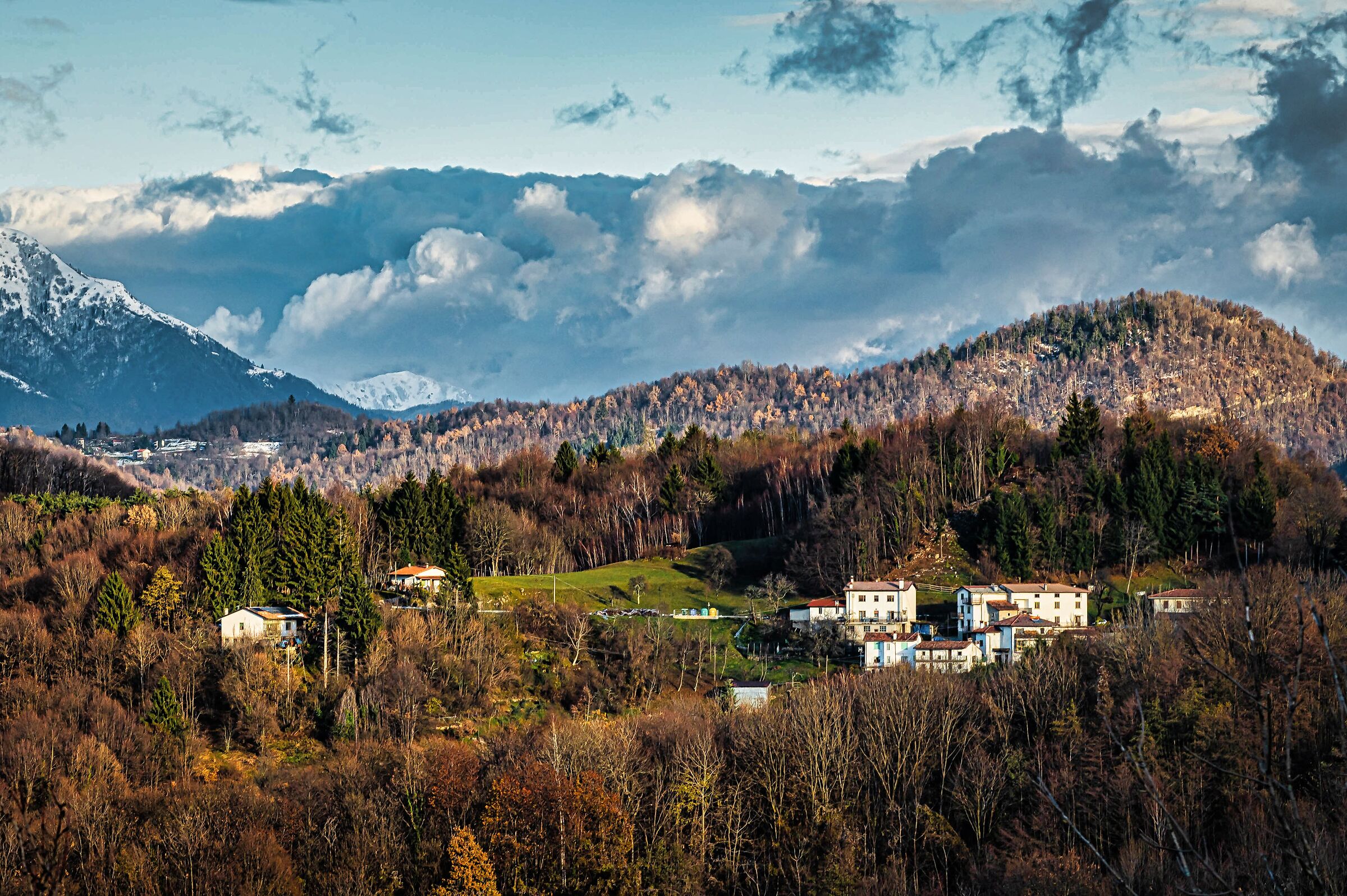 Paesaggio verso Drenchia (Cividale del Friuli)...