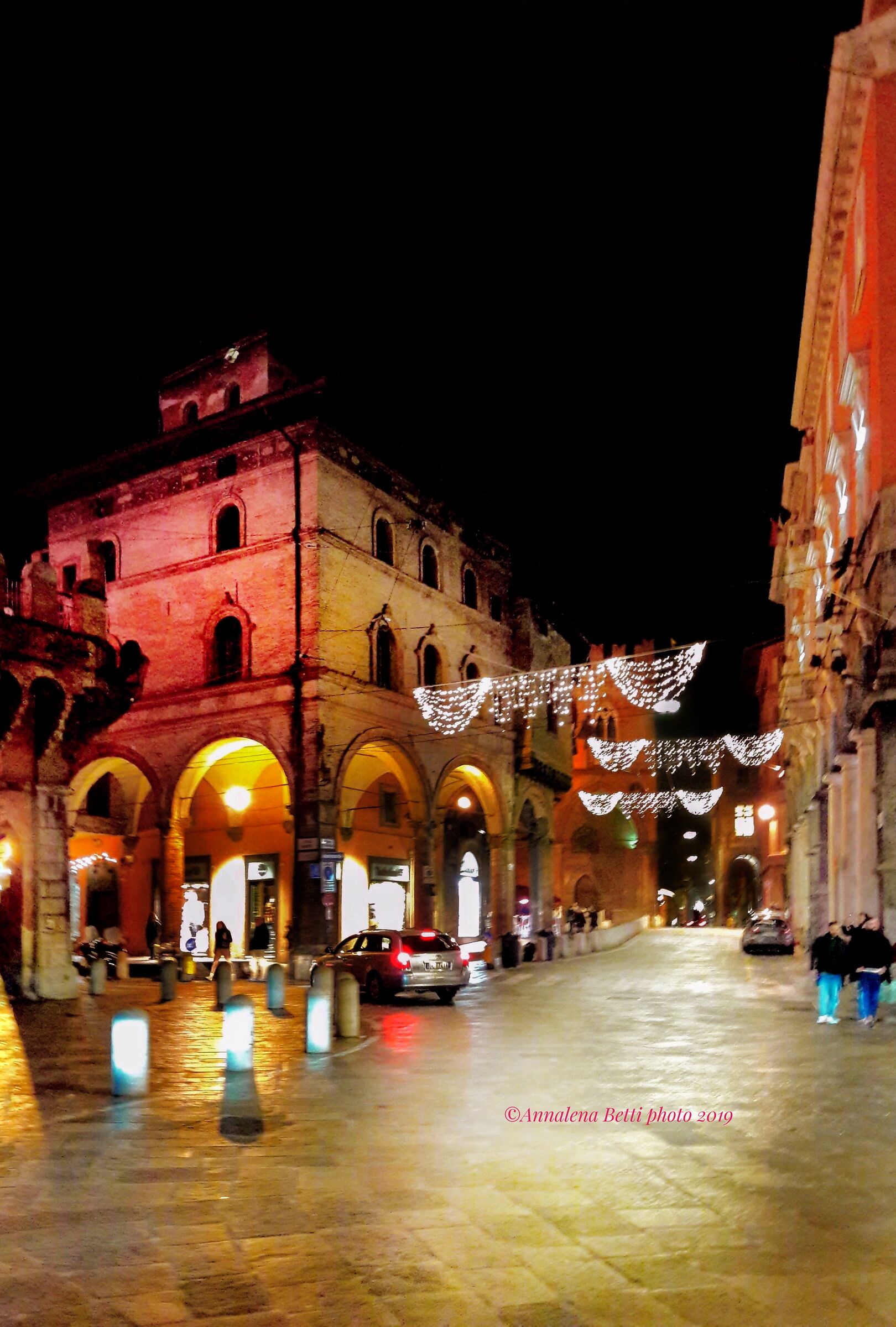 Christmas nights in Bologna ...