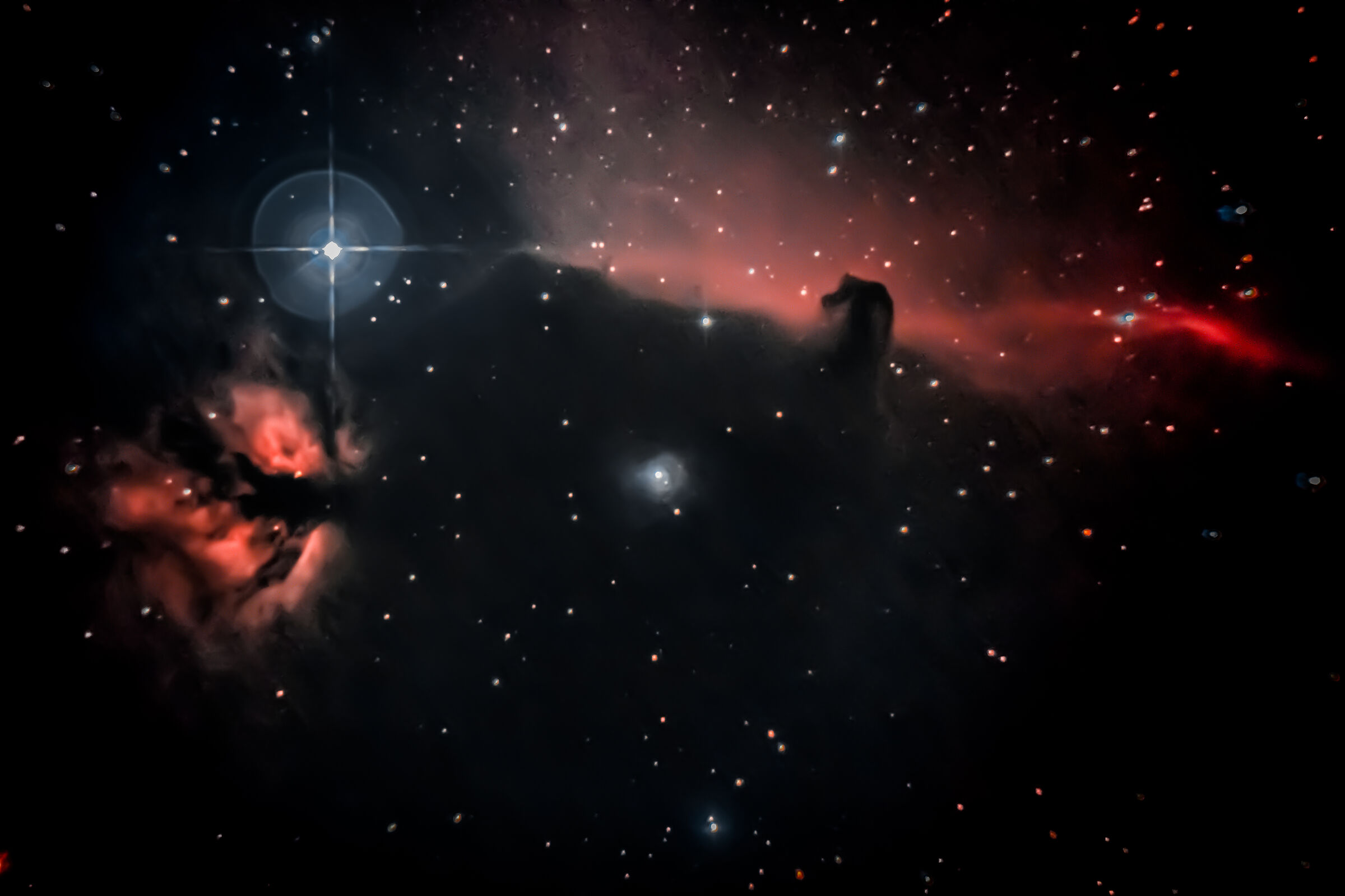 Nebulosa Testa di Cavallo & Nebulosa Fiamma...