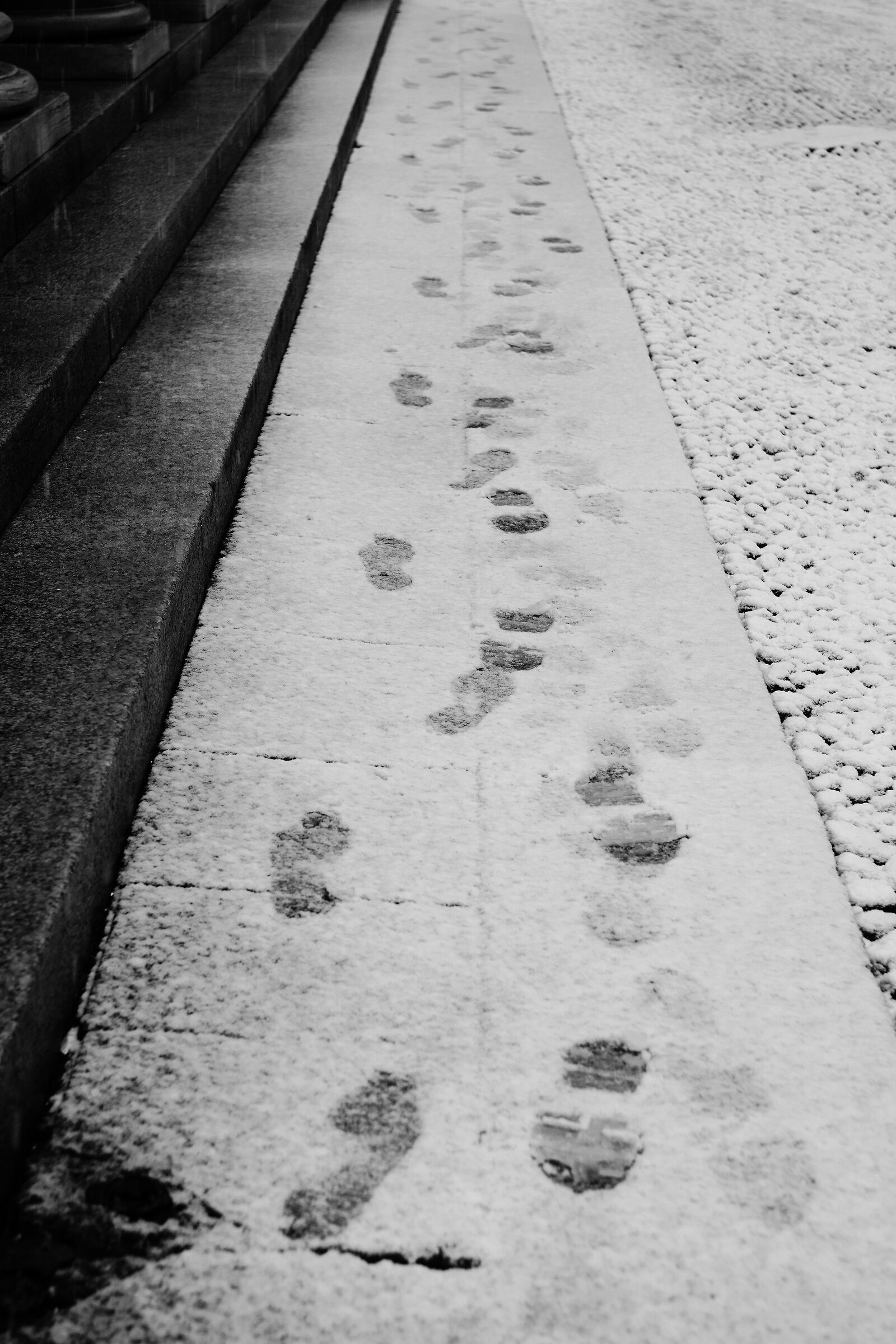Footsteps...