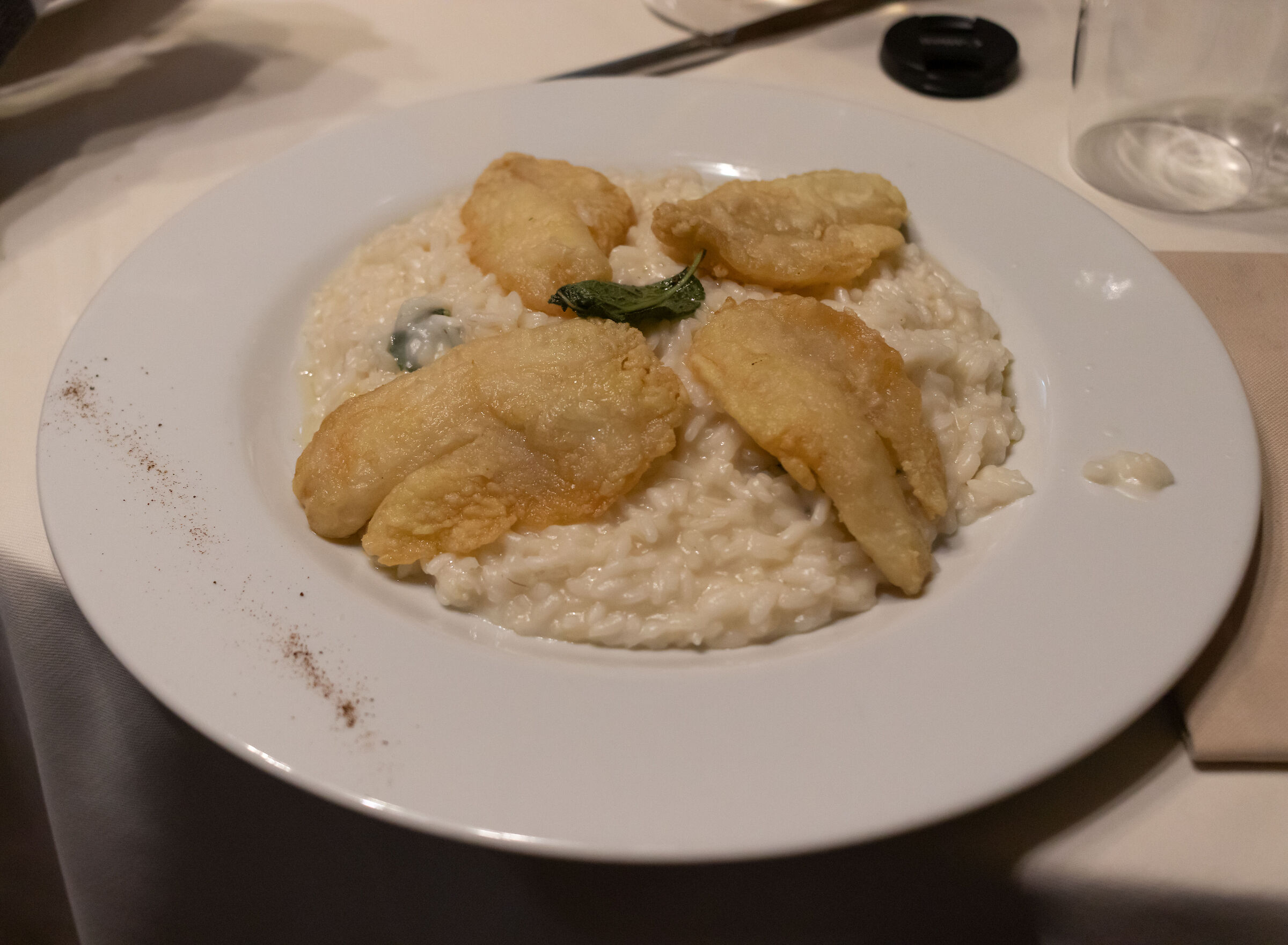 RISOTTO WITH PERCH FILLETS 28/11/2021...