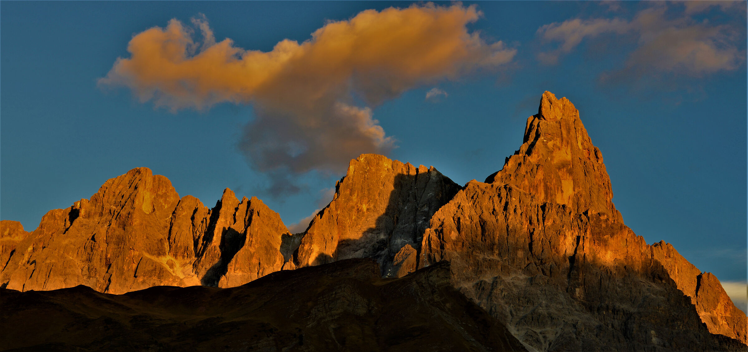 sunset at the pale of San Martino...