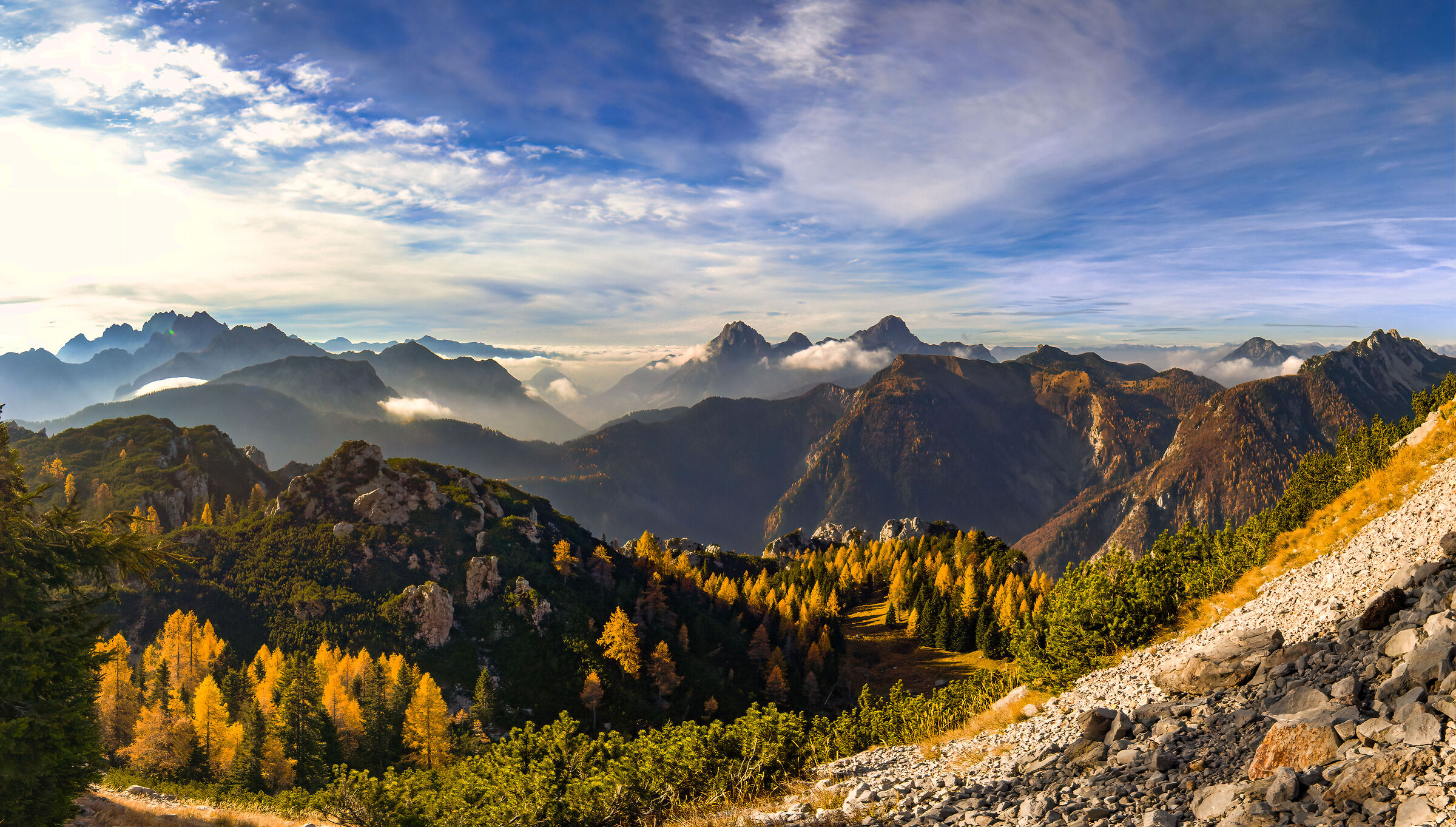 Autumn in the Carnic Alps...