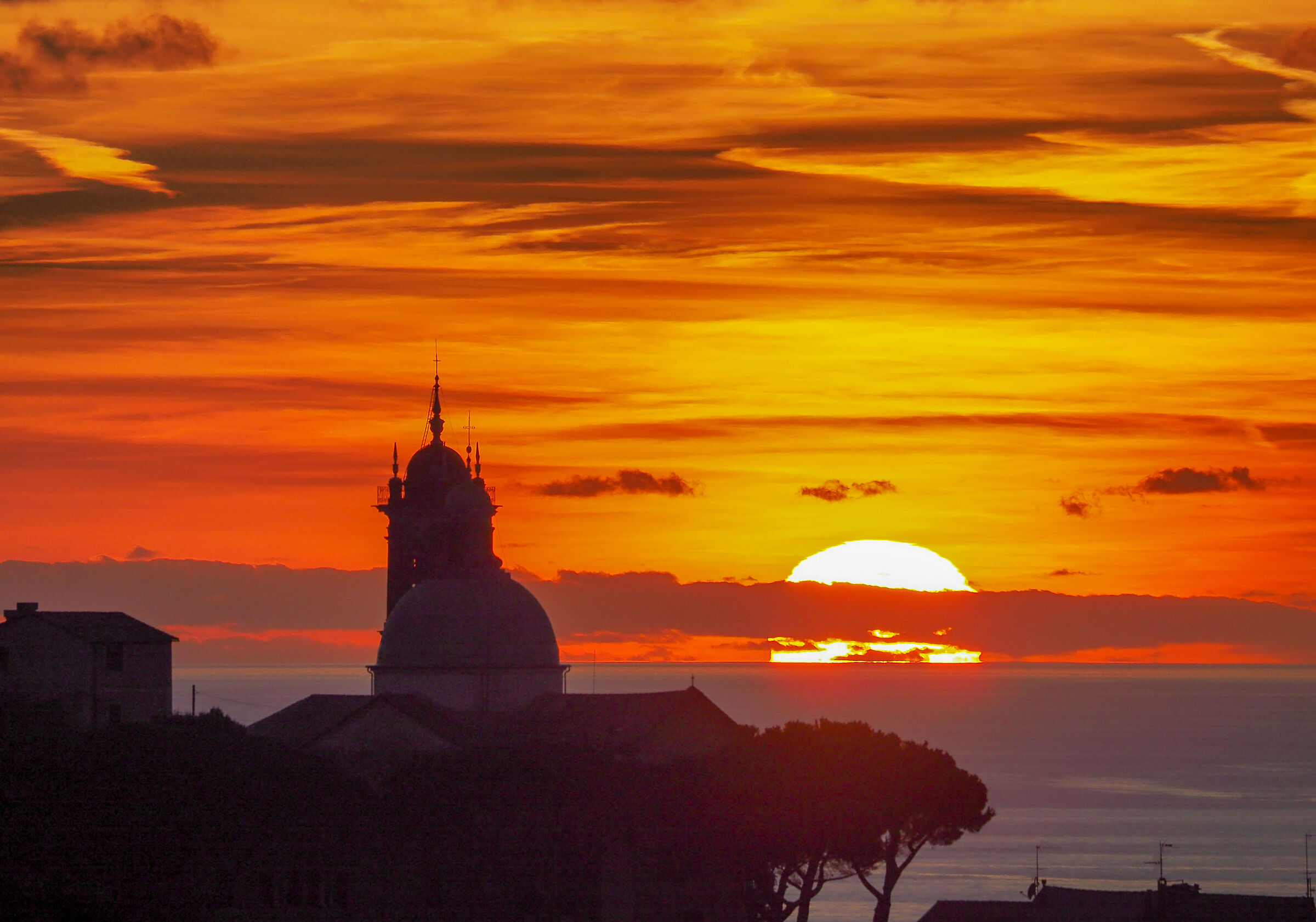 Sunset in S. Rocco d Camogli....