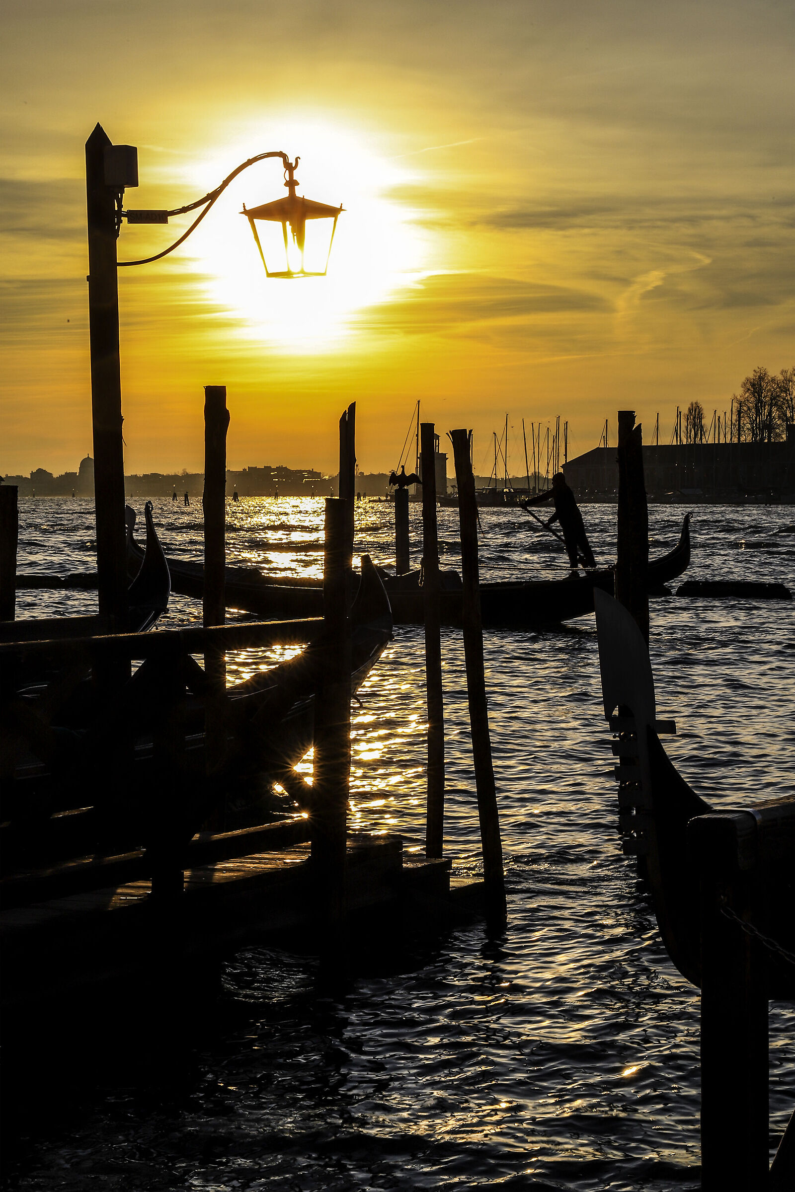 When the sun rises, Venice lights up ...