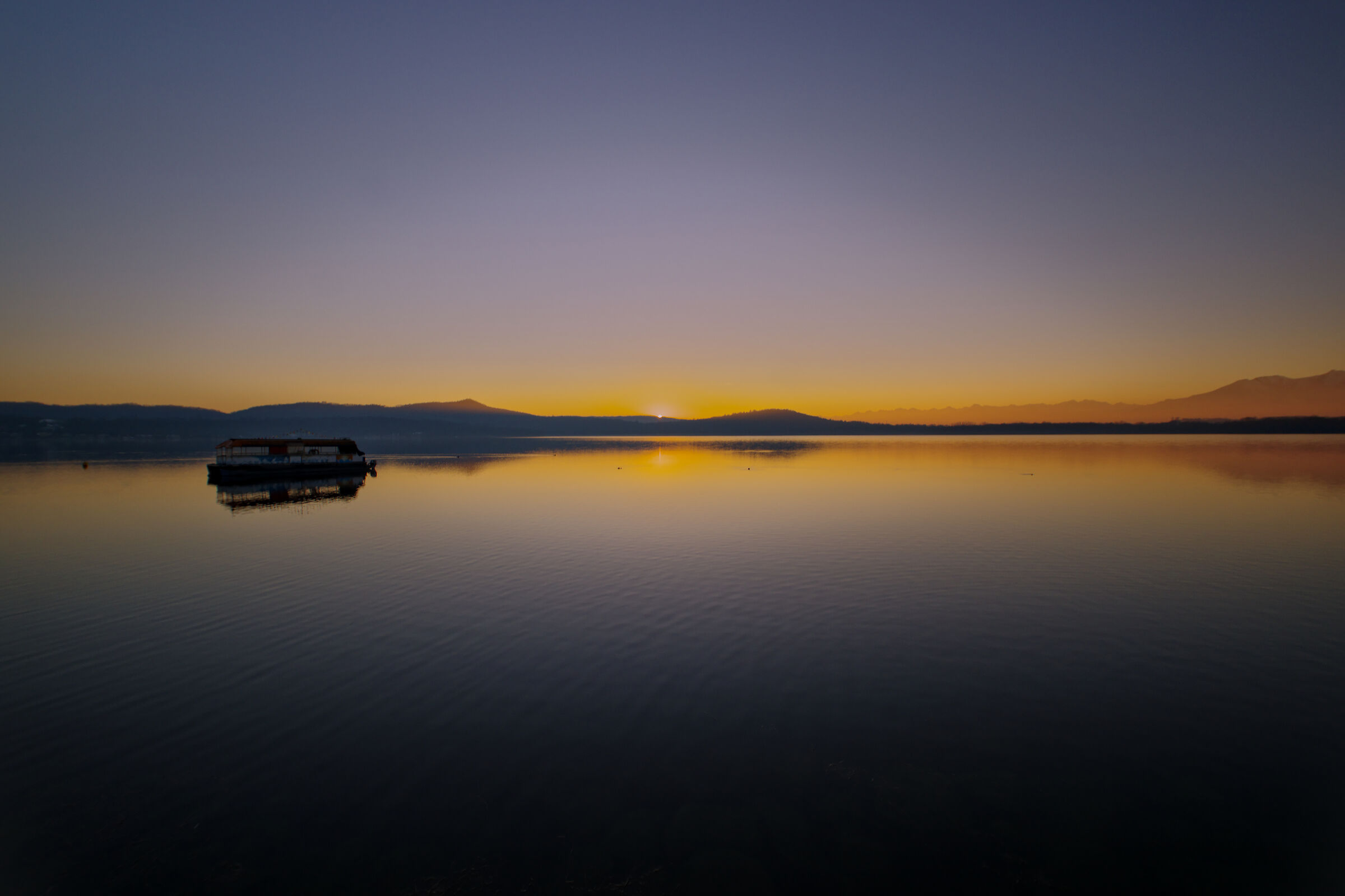 Lago di Viverone - tramonto...