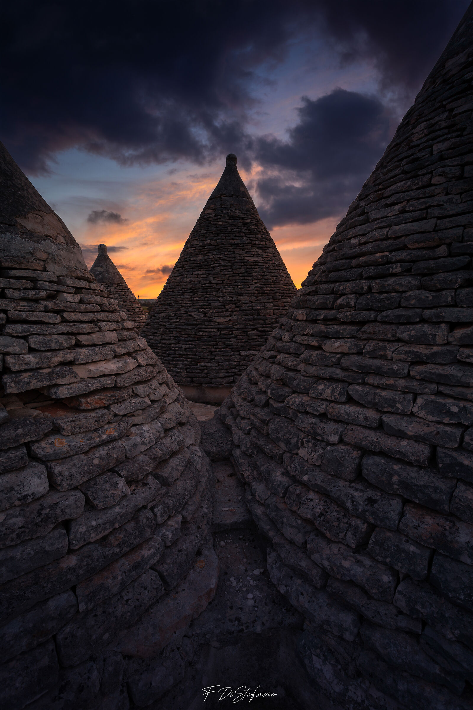 Piramidi Pugliesi al tramonto...