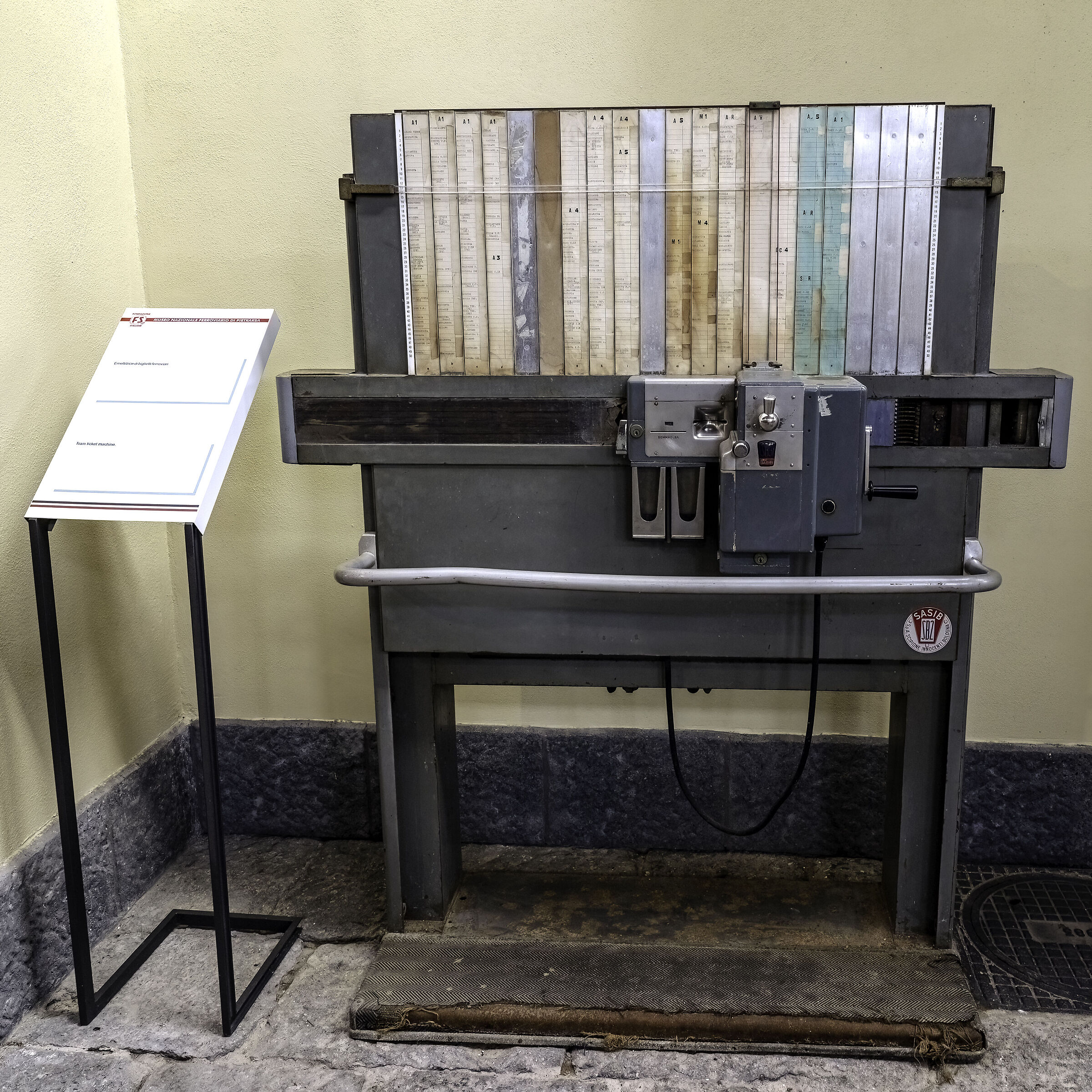  Ticketing machine,SASIB - Pietrarsa...