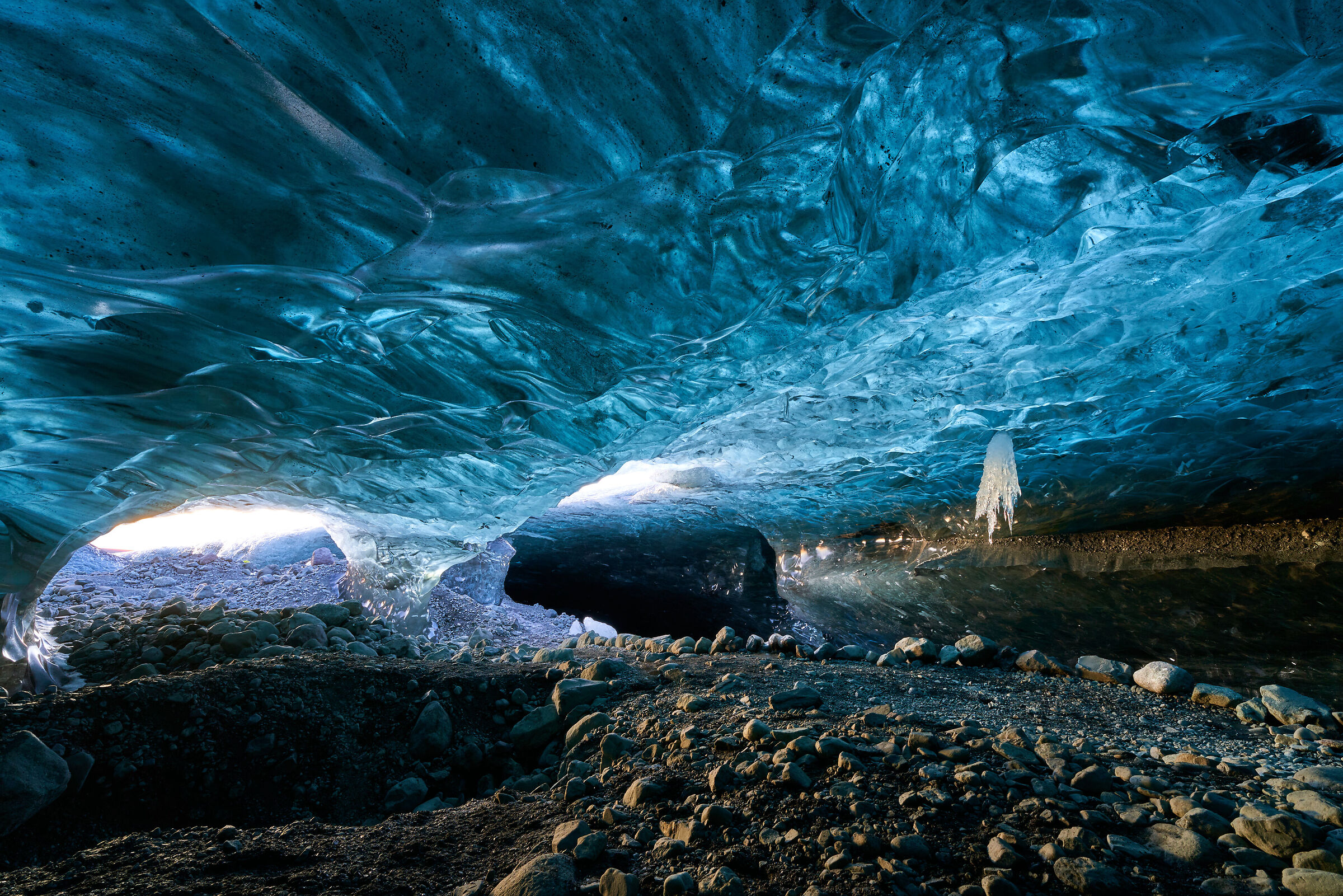 The ice cave...