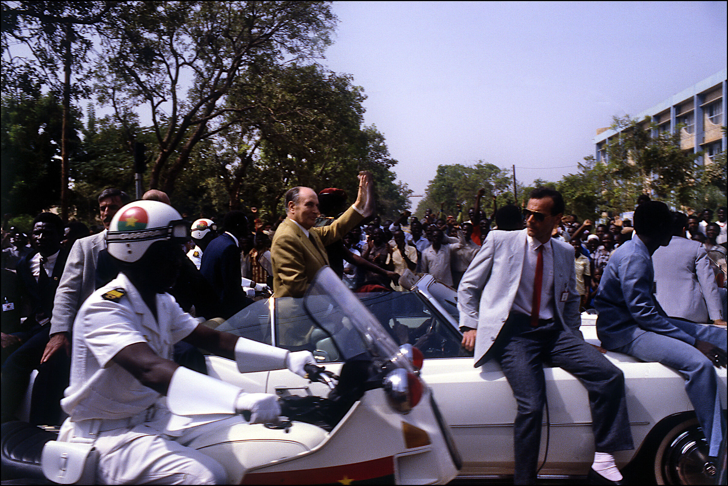 1986 Burkina Faso "François Mitterrand"...