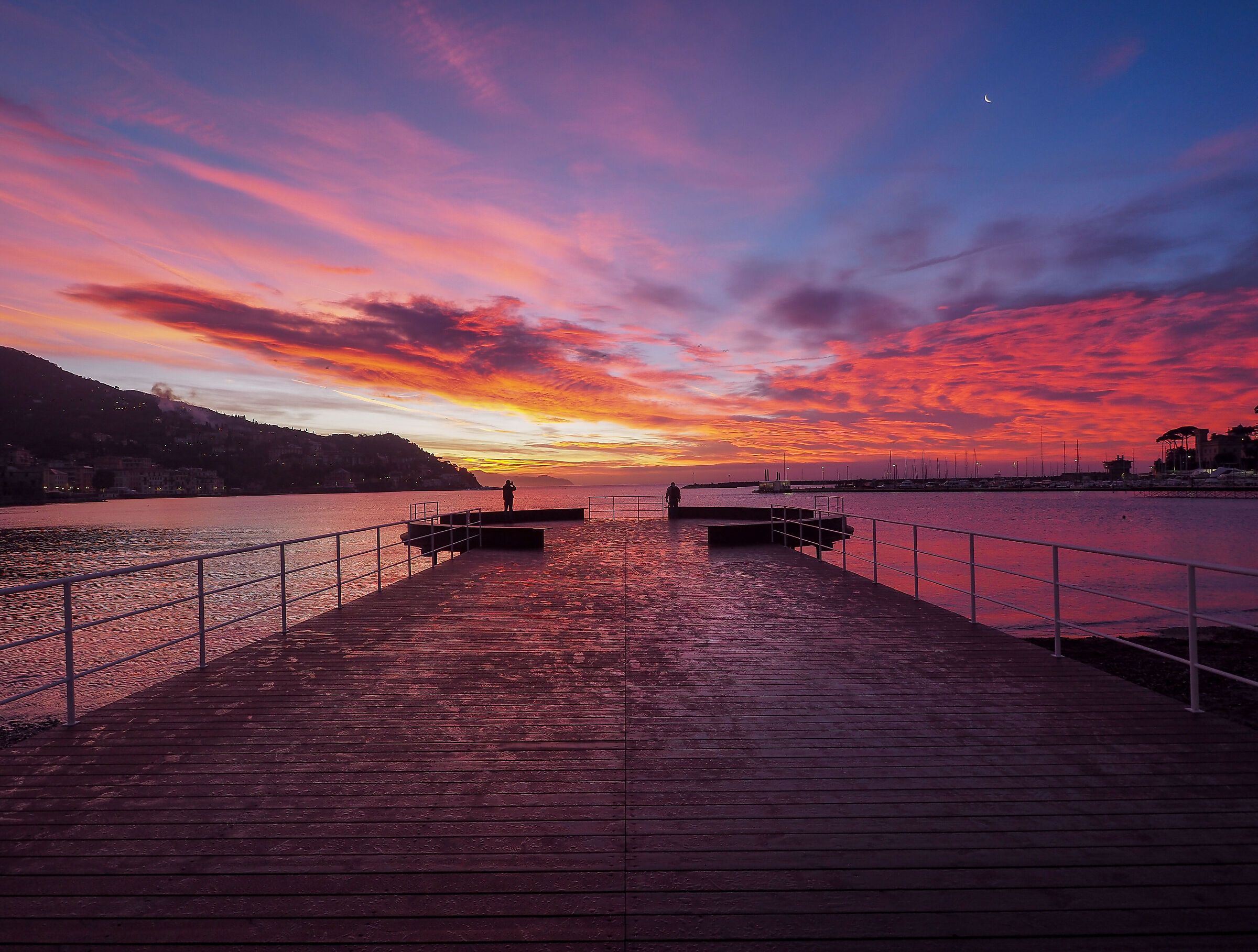 The pier and the dew (fiery sunrise)...