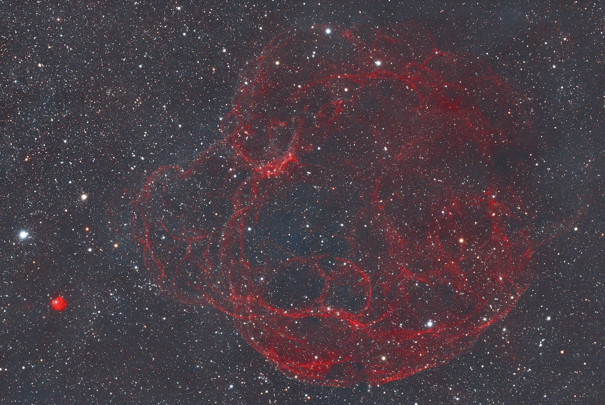 La nebulosa Spaghetti (Simeis 147)...