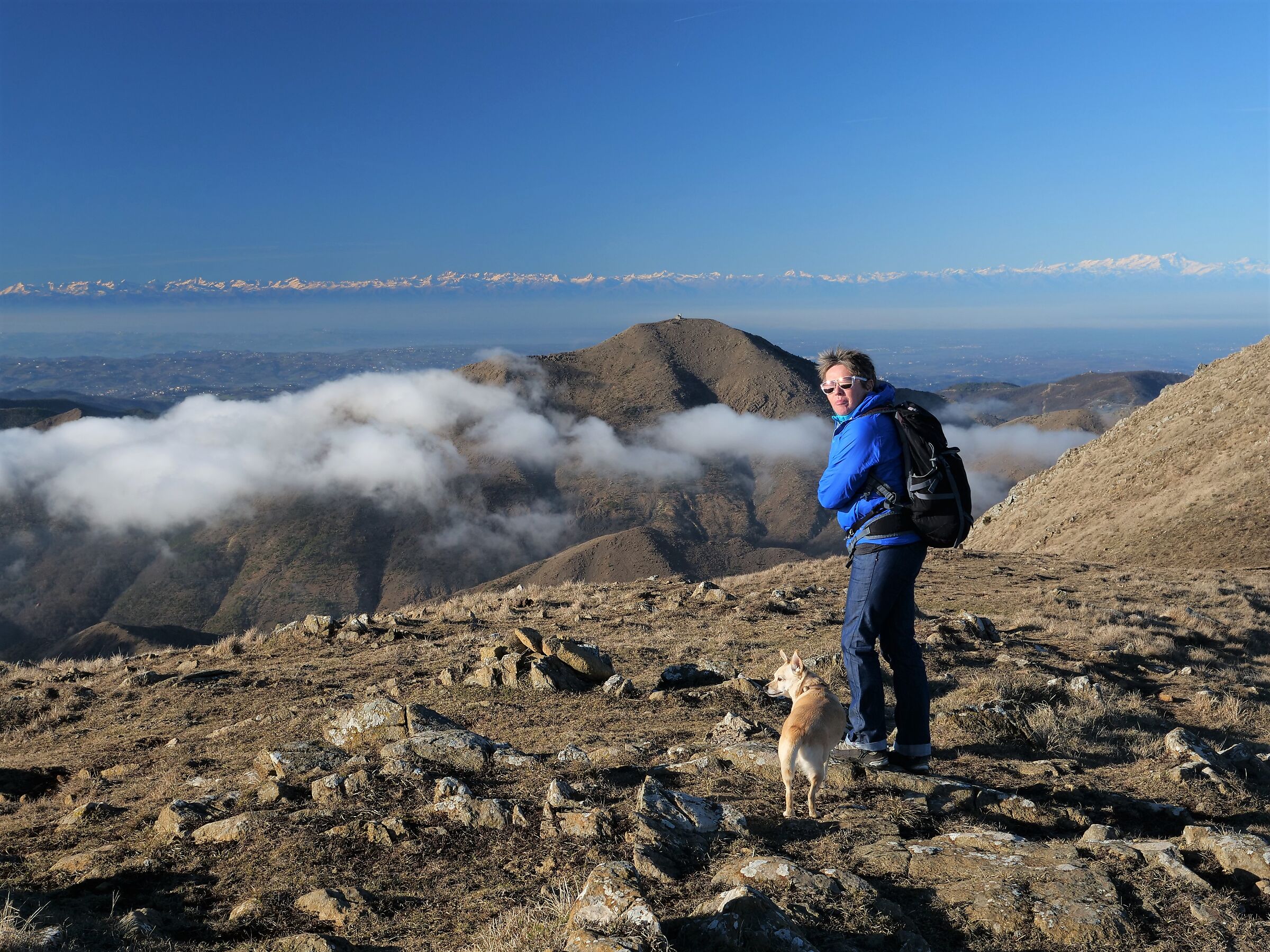 Apennines, Alps and the gaze towards the Ligurian Sea...