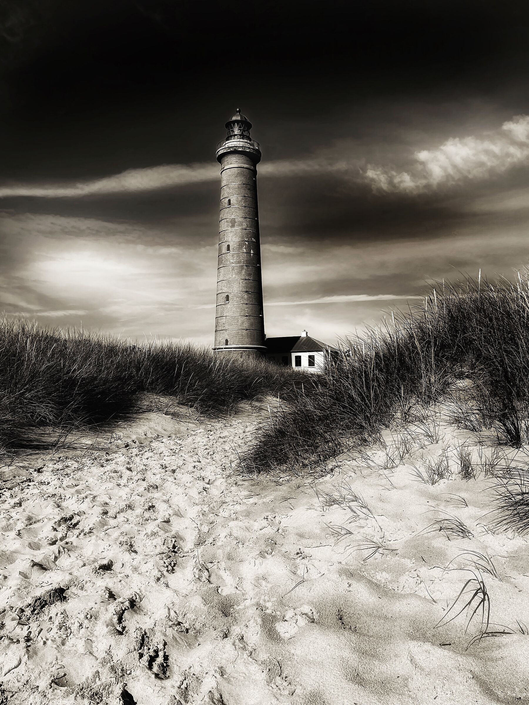 The grey lighthouse of Skagen...