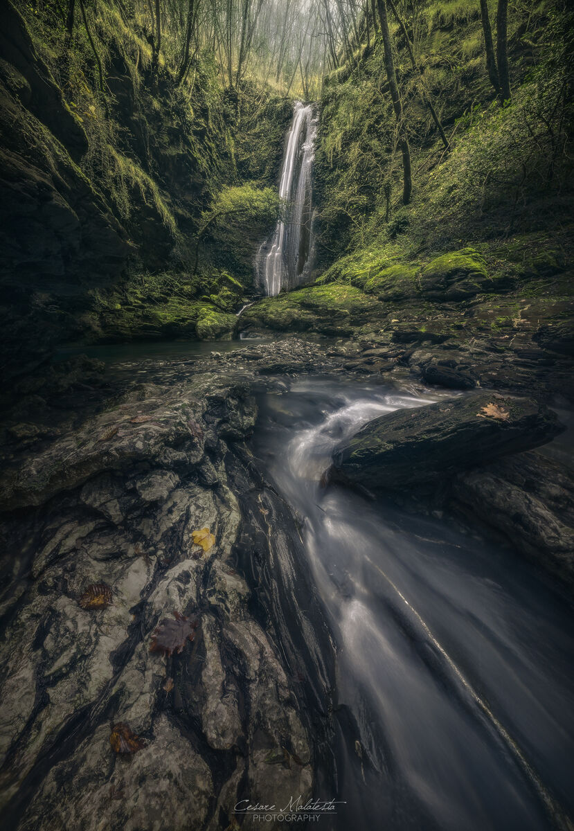 The enchanted waterfall...