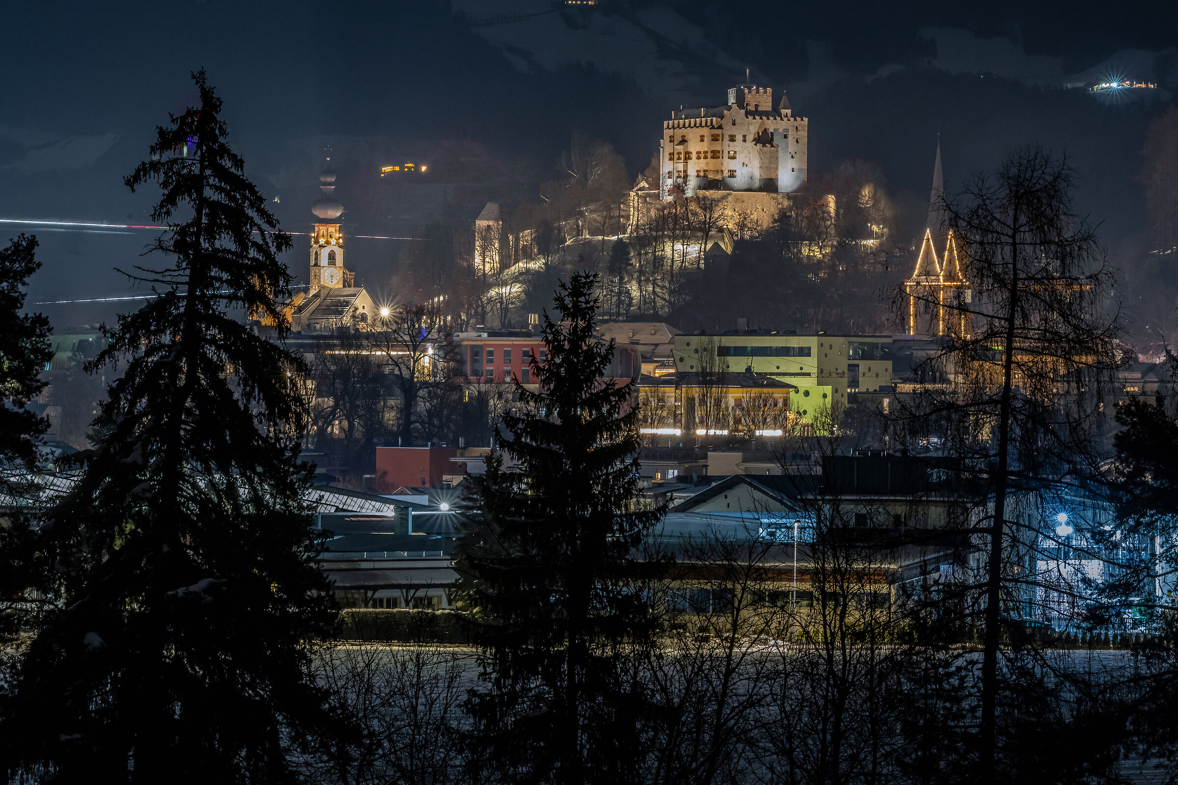 Bruneck by night...